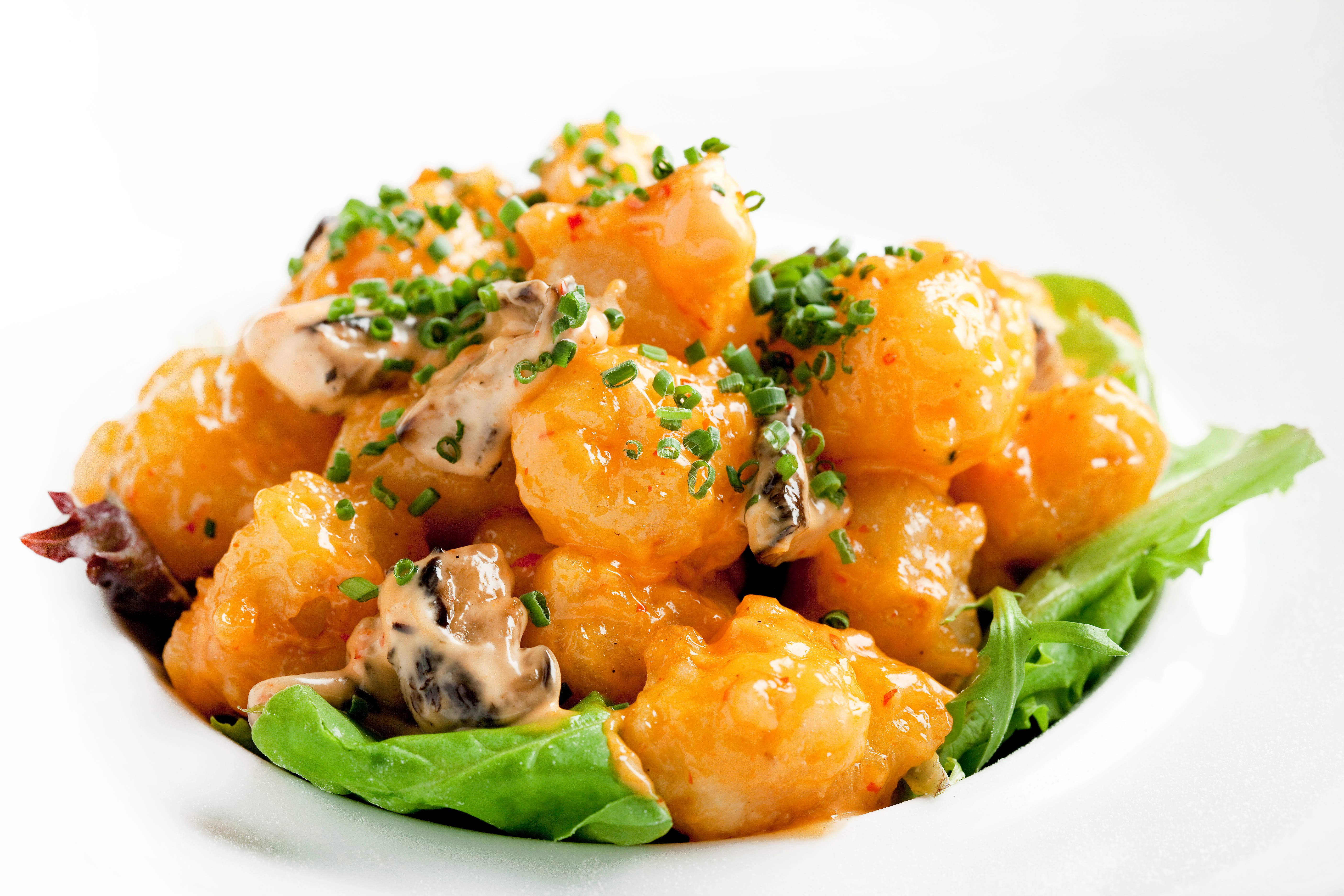 Rock shrimp tempura with creamy spicy sauce – a dish that captures Nobu’s talent for turning technical Japanese cooking into global crowd-pleasers