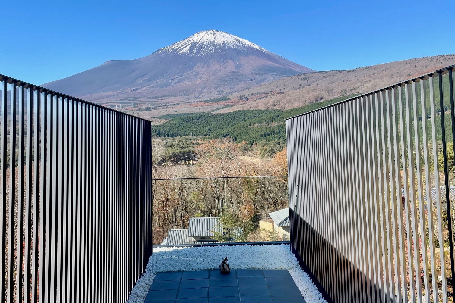 The Gora Kadan Fuji looks out onto the mountain