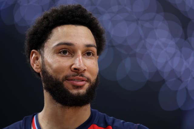 <p>Ben Simmons playing for the Los Angeles Clippers against the Oklahoma City Thunder in March earlier this year</p>