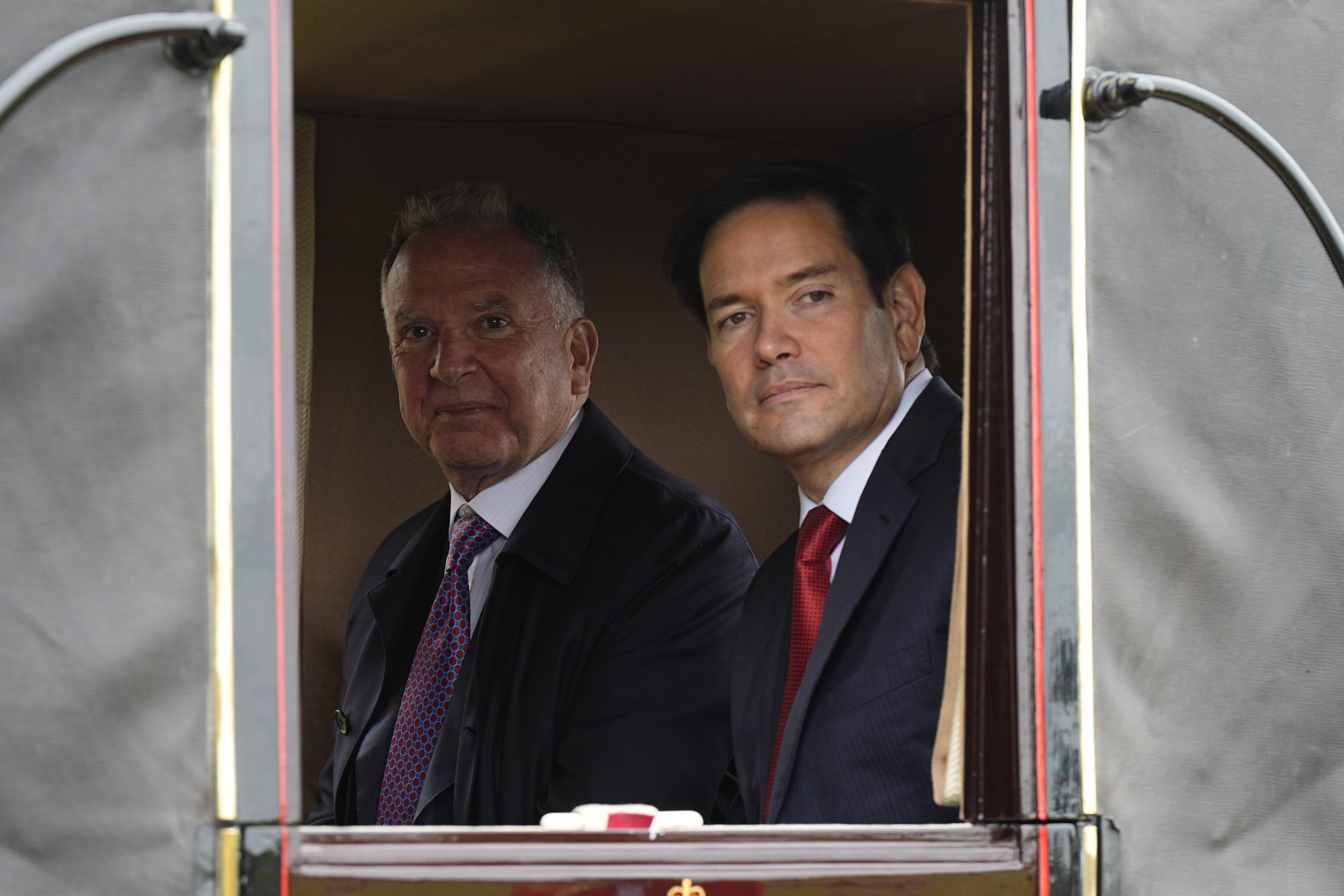 US special envoy Steve Witkoff and Marco Rubio during US President Donald Trump’s second state visit to the UK in September (Aaron Chown/PA)