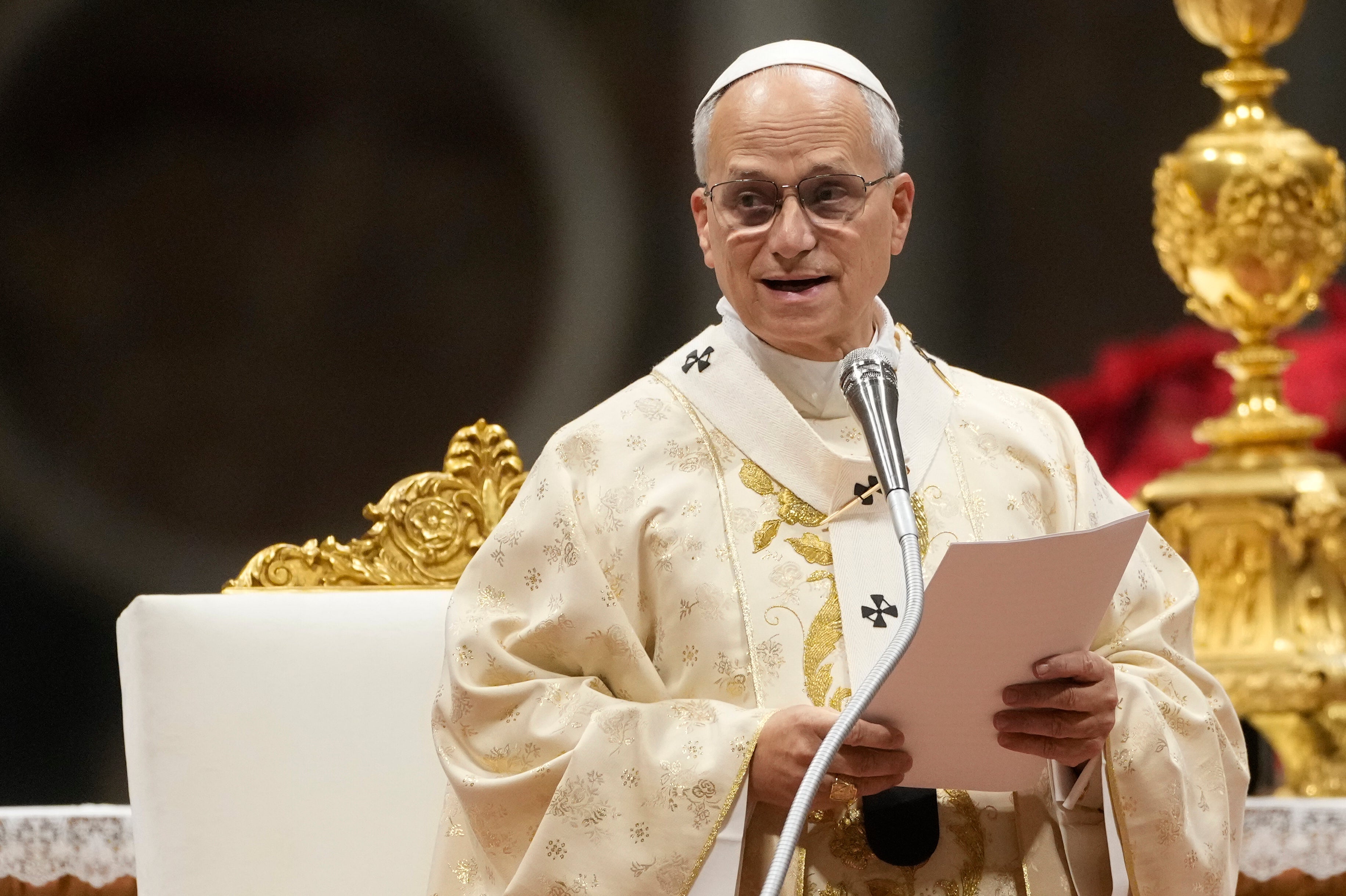 Pope Leo called for more listening to stop conflicts around the world