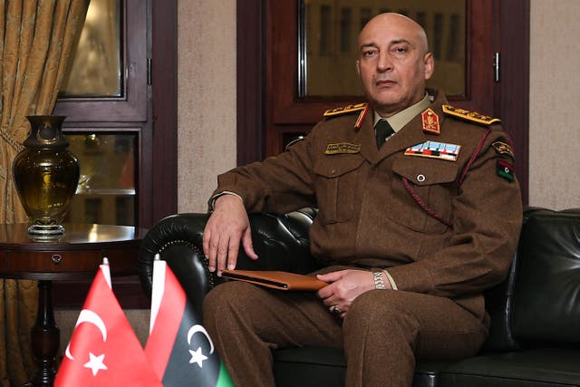 <p>General Muhammad Ali Ahmad al-Haddad was killed in a jet crash</p>
