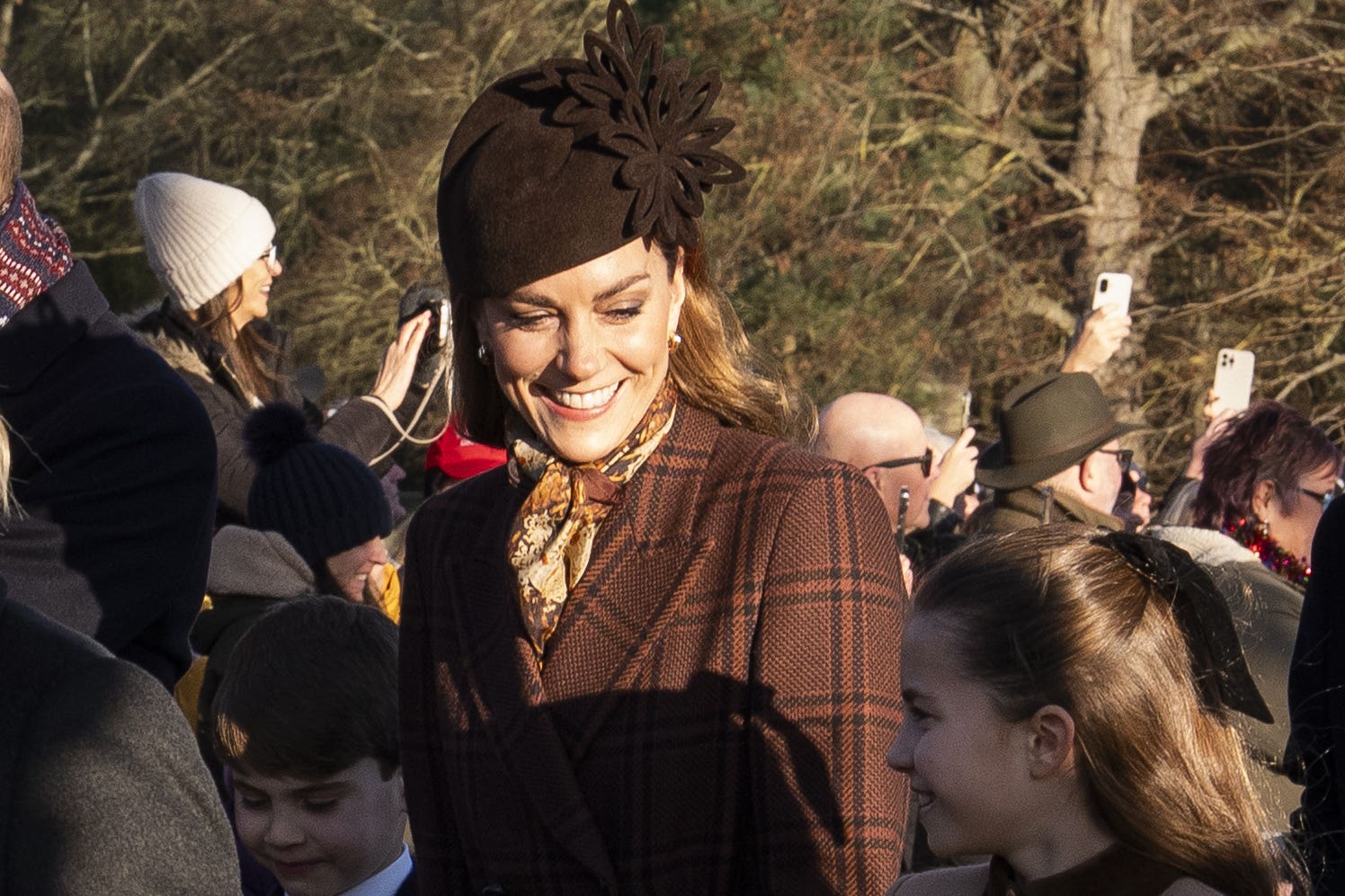 The Princess of Wales and Princess Charlotte (Aaron Chown/PA)