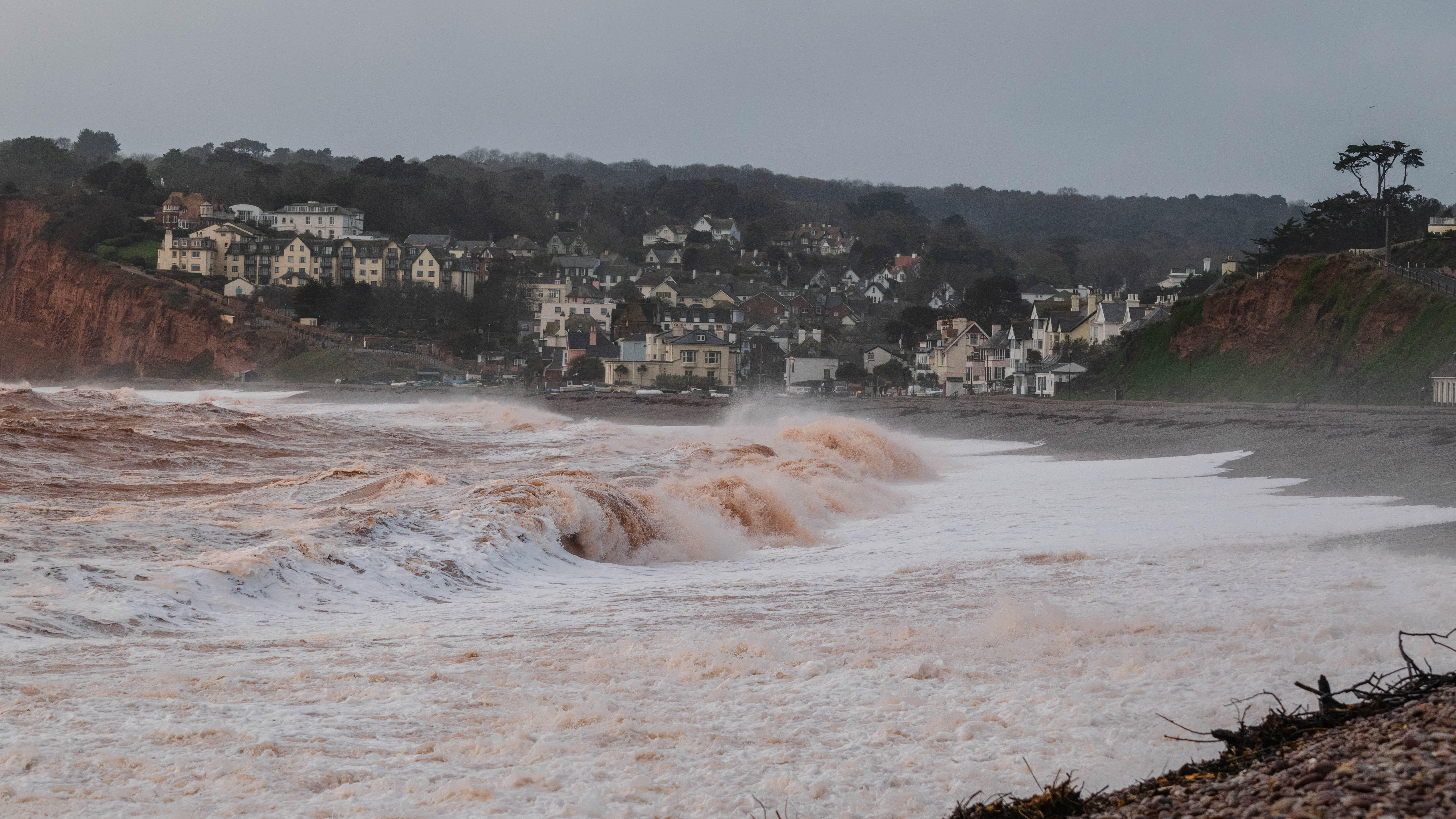 Police were called to a beach in Devon on Christmas Day (Alamy/PA)