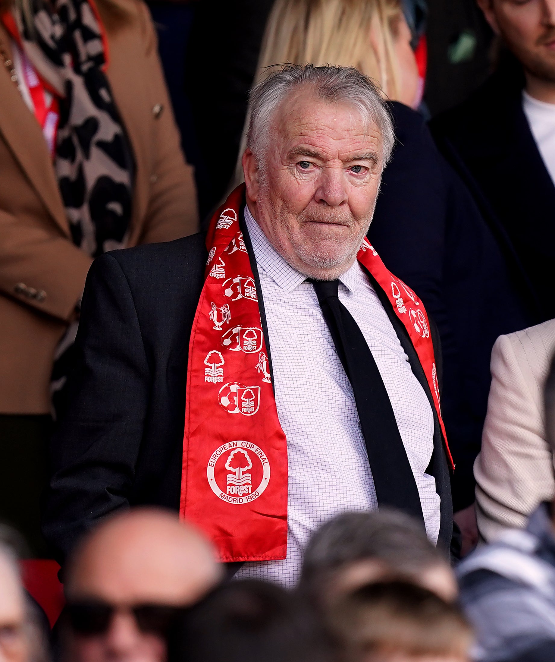 Robertson remained a popular figure at the City Ground (Mike Egerton/PA)