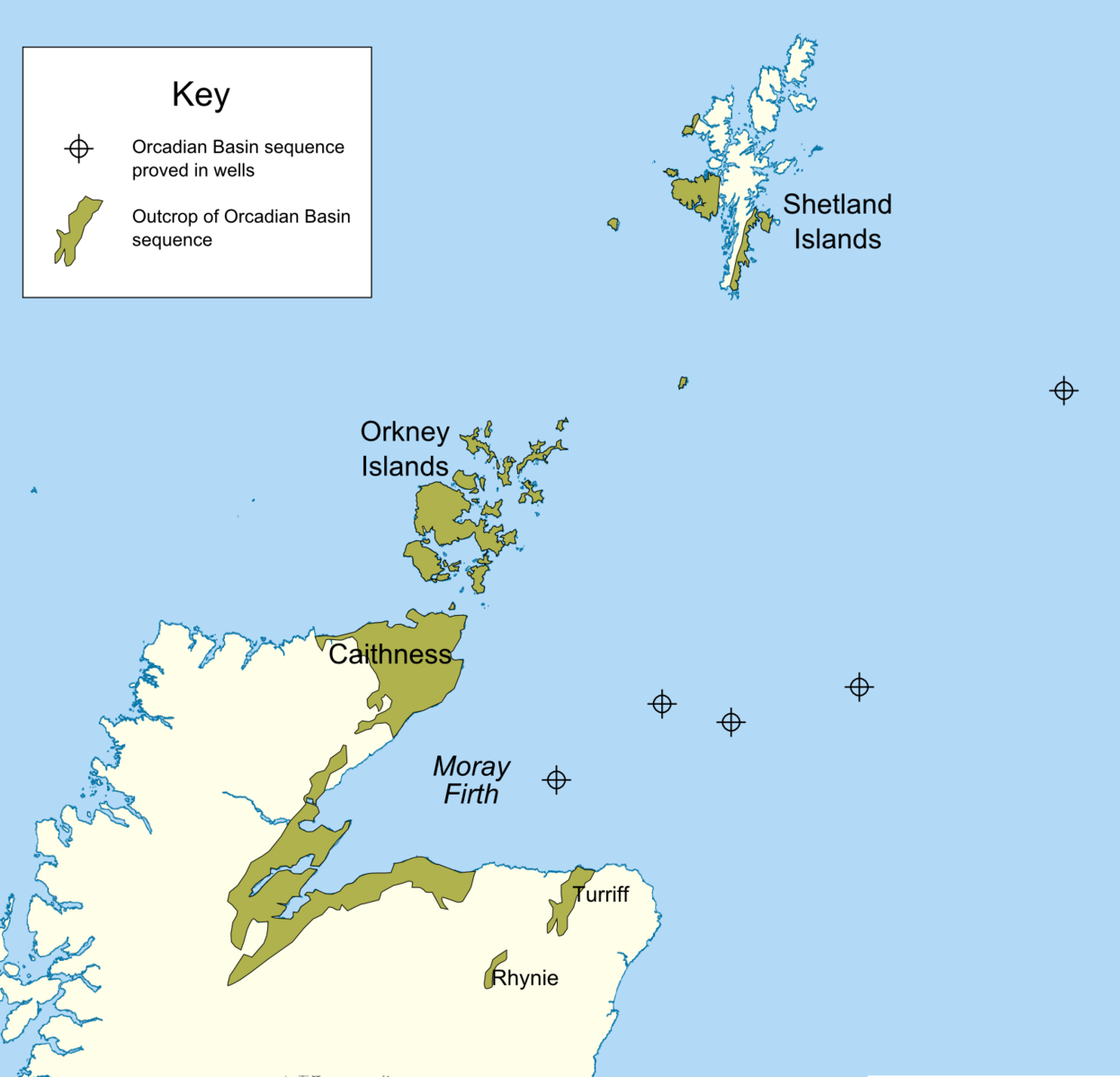 The Orcadian Basin, where there are old red sandstone deposits believed to be the source of the Altar Stone