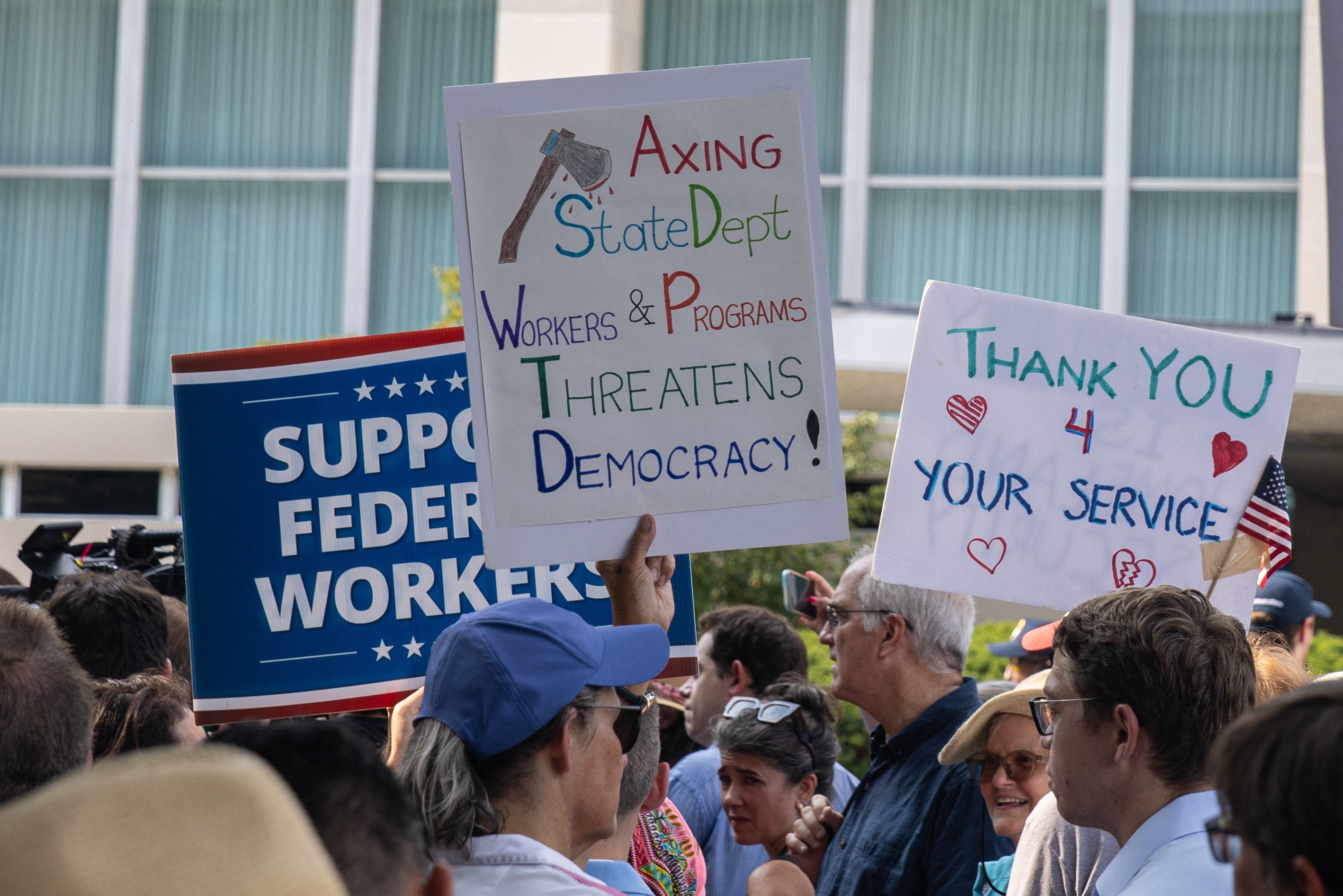 <p>Federal workers are donating less to charity one year into Donald Trump’s second term. The drop comes as thousands of federal workers lost jobs amid government cuts. </p>