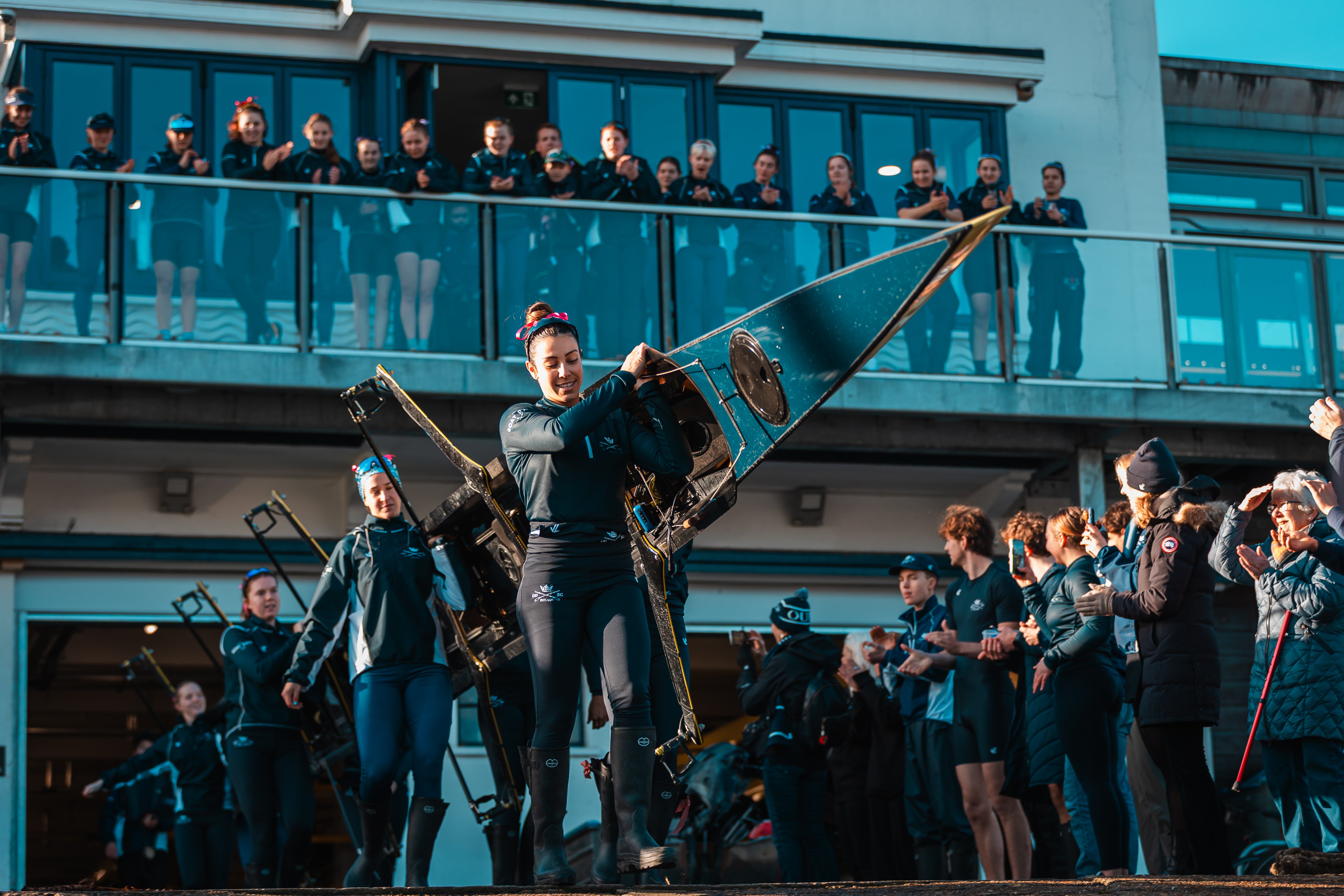 Stroke Annie Anezakis leads 'Williams' into the water