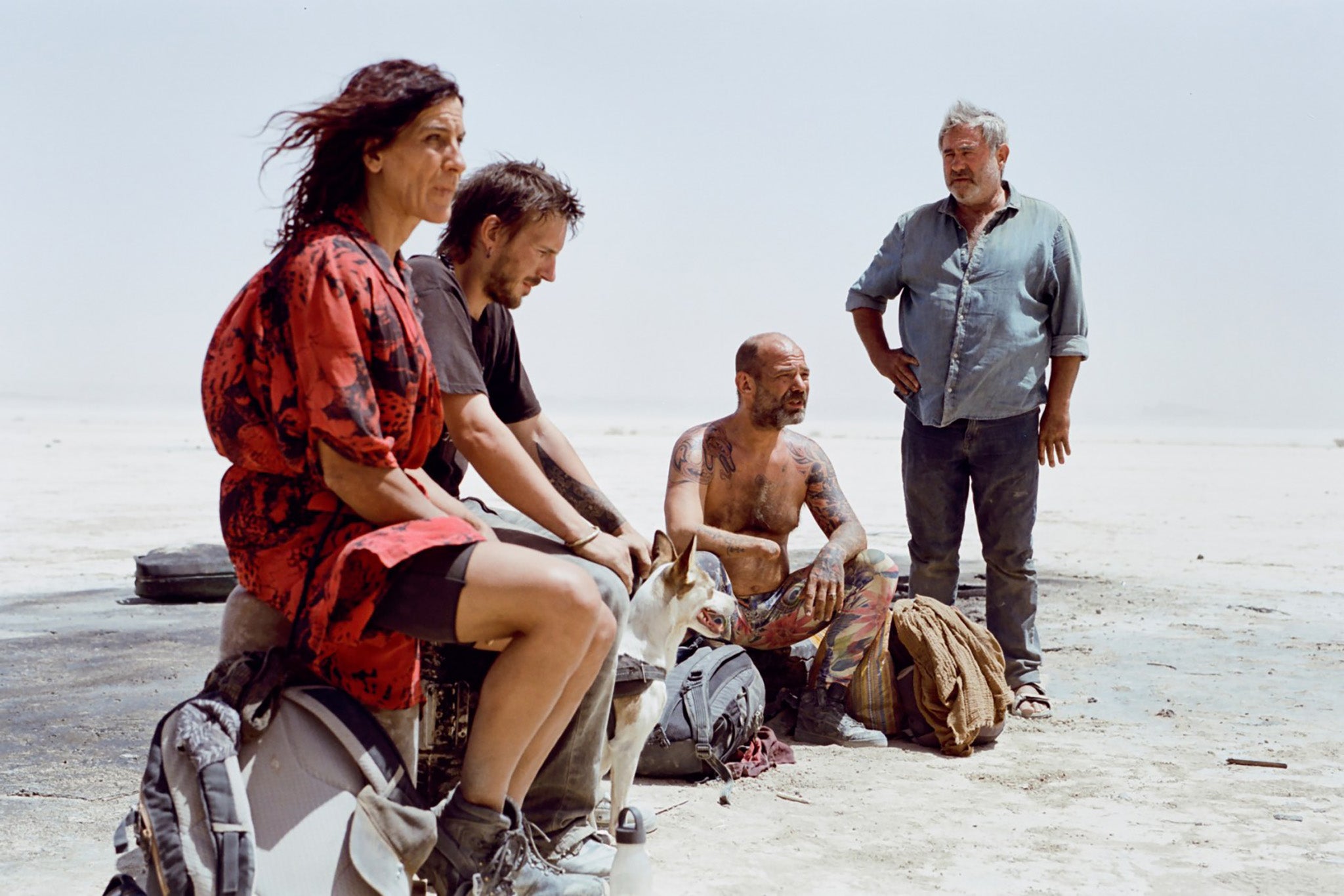 Sergi López (far right) in Óliver Laxe’s ‘Sirāt’