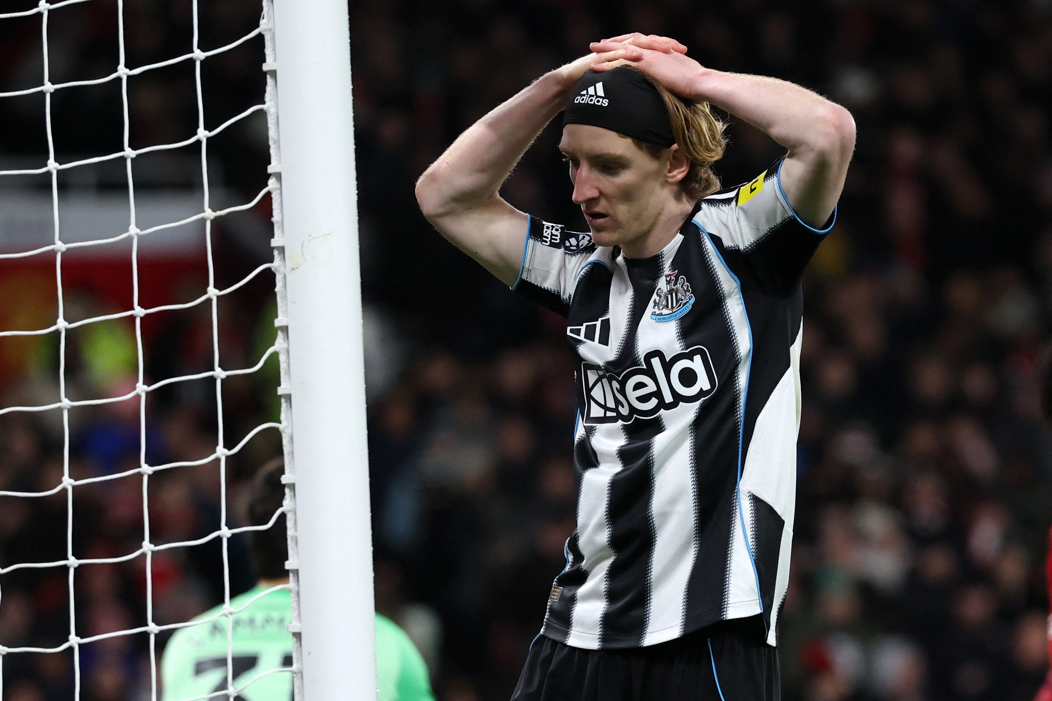 Newcastle were frustrated as they failed to break Manchester United down