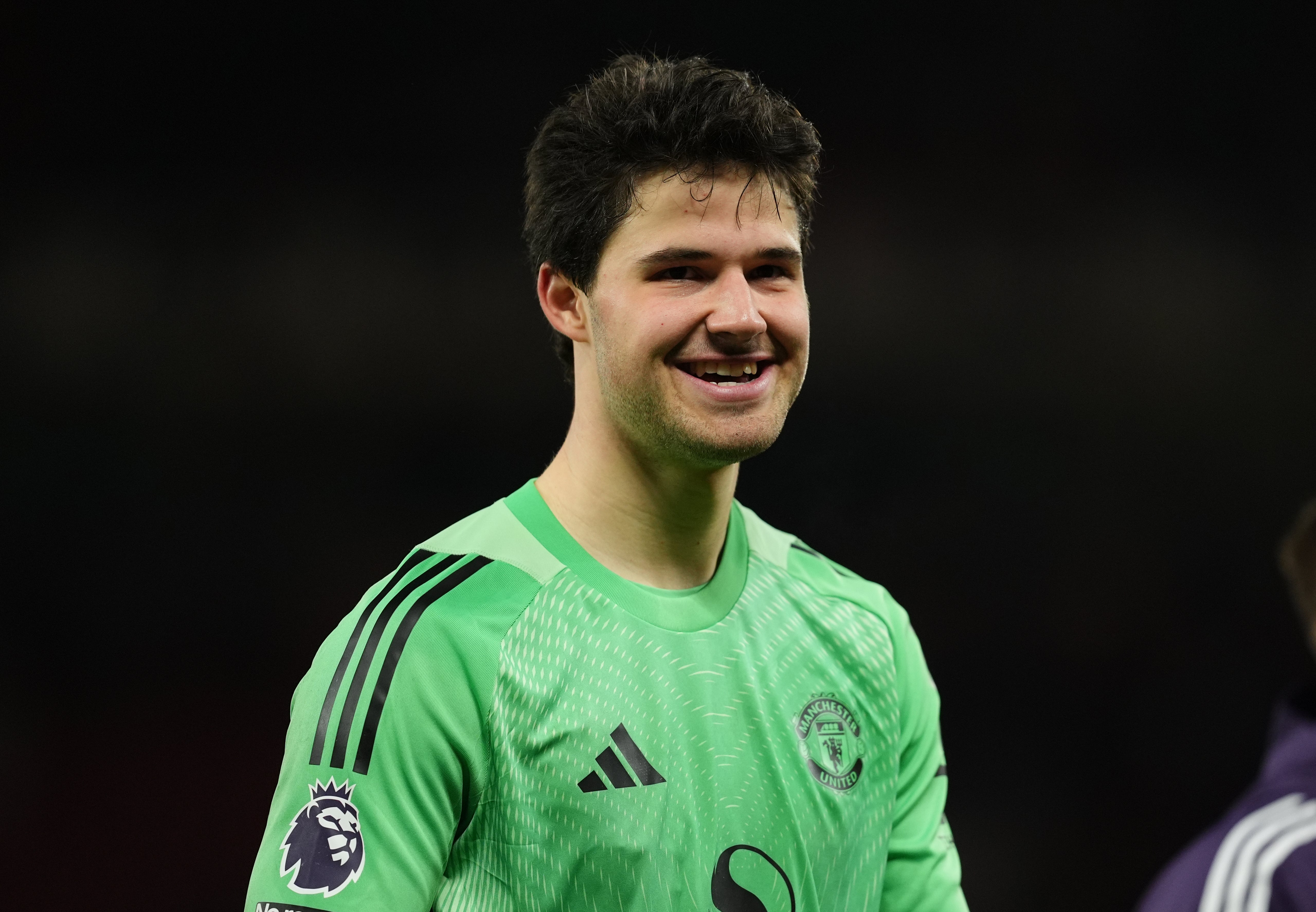 Senne Lammens has praised interim boss Michael Carrick (Martin Rickett/PA)