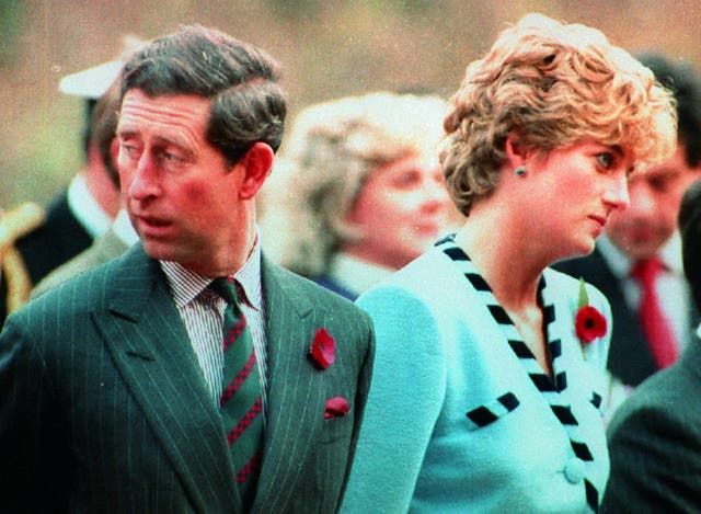 <p>Charles separated from Diana in 1992</p>