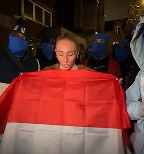 Boonie Blue drew backlash for disrespecting the Indonesian flag