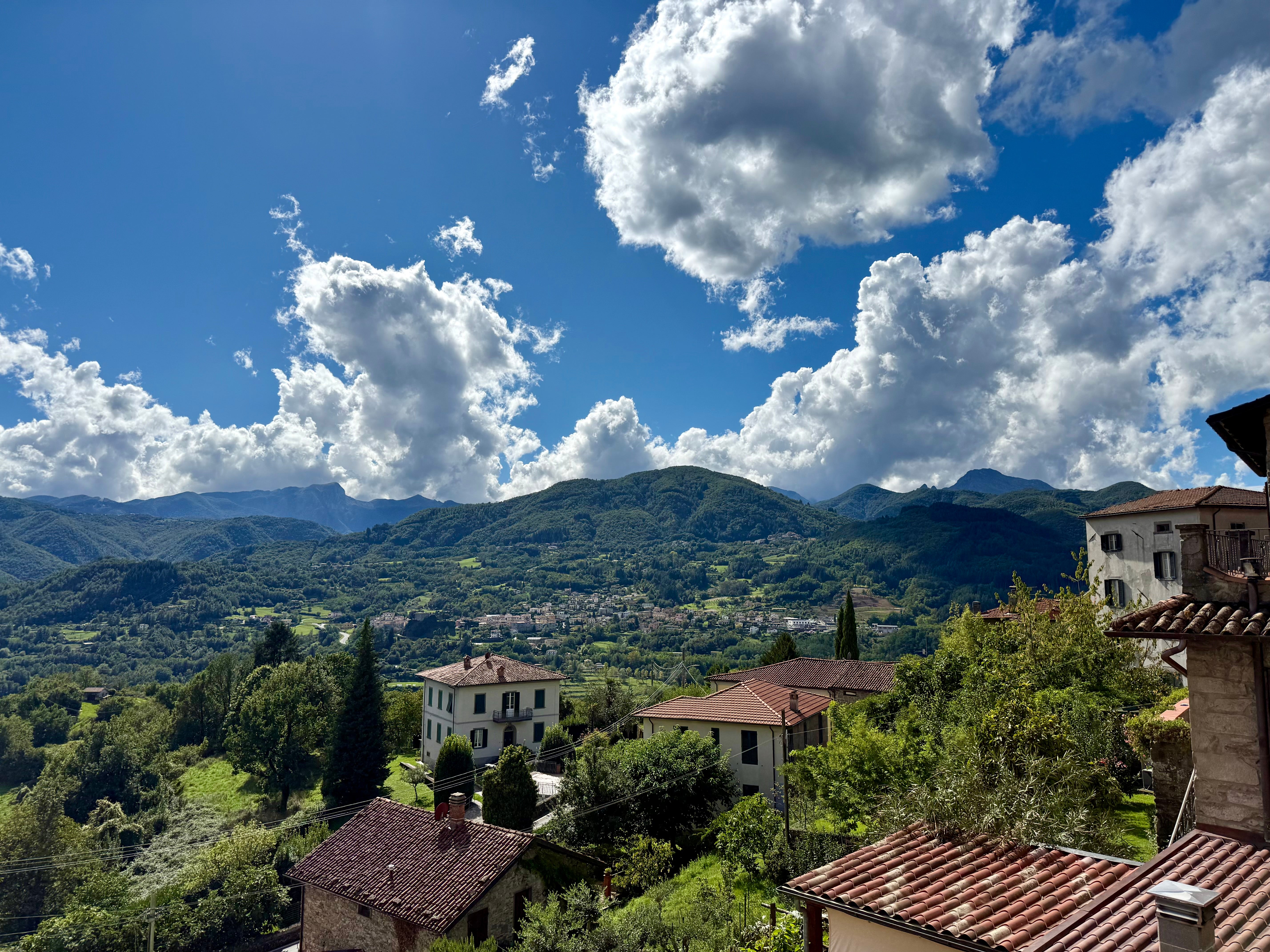 The Apuan Alps in Tuscany are filled with sweeping valleys. pretty villages and marble quarries