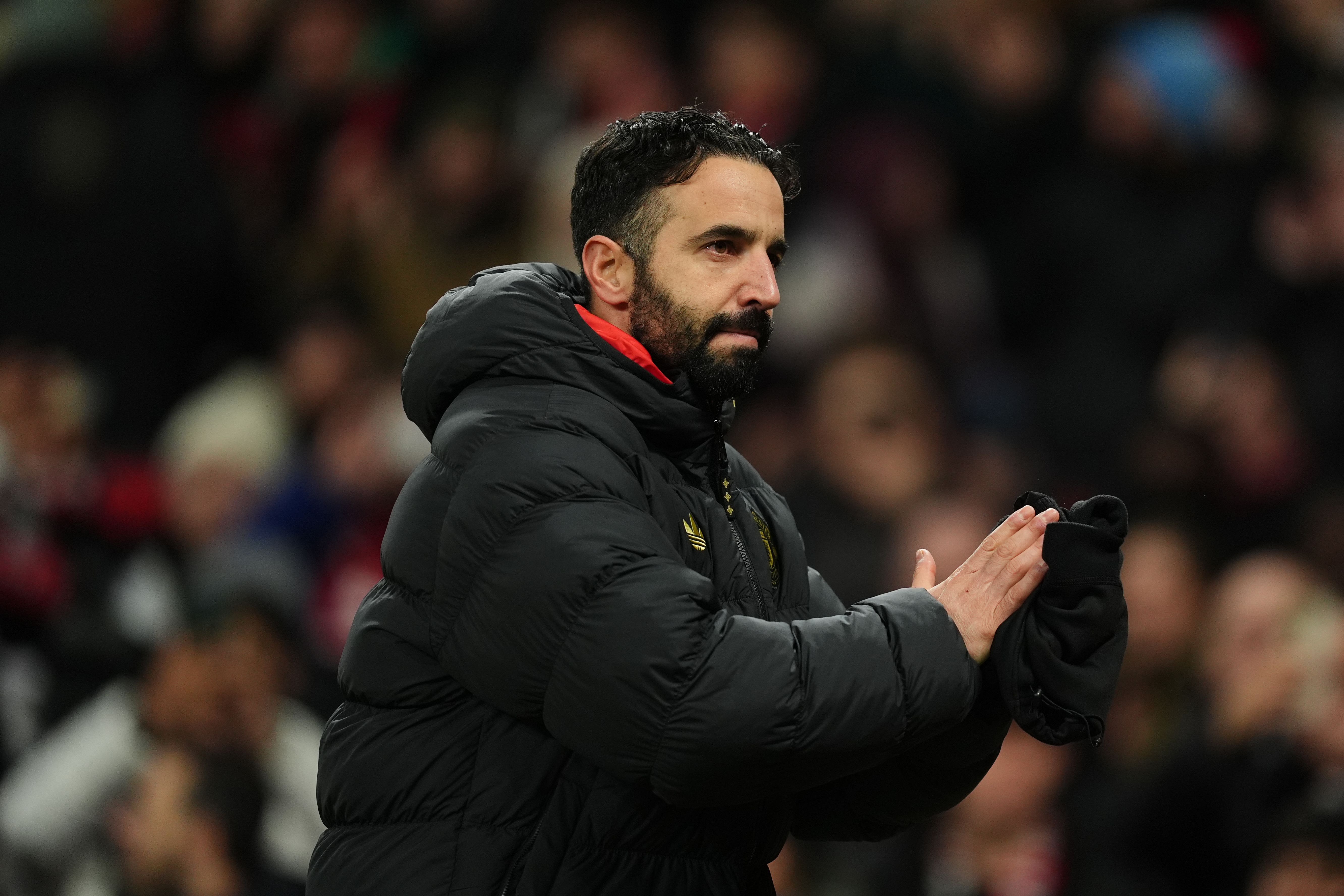 Ruben Amorim’s Manchester United got an important home win (Martin Rickett/PA)