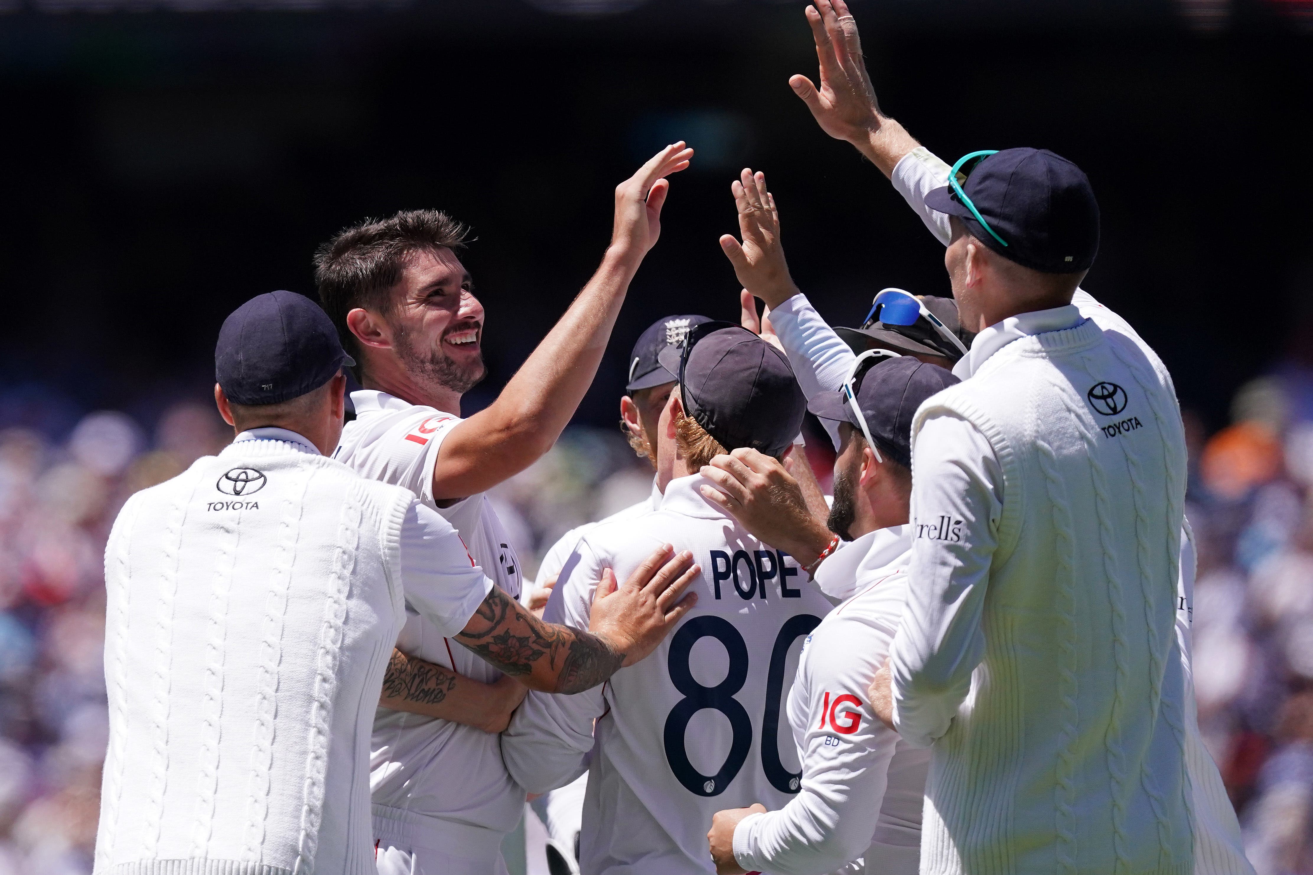 England beat Australia in the fourth Ashes Test which lasted less than two days (Robbie Stephenson/PA)
