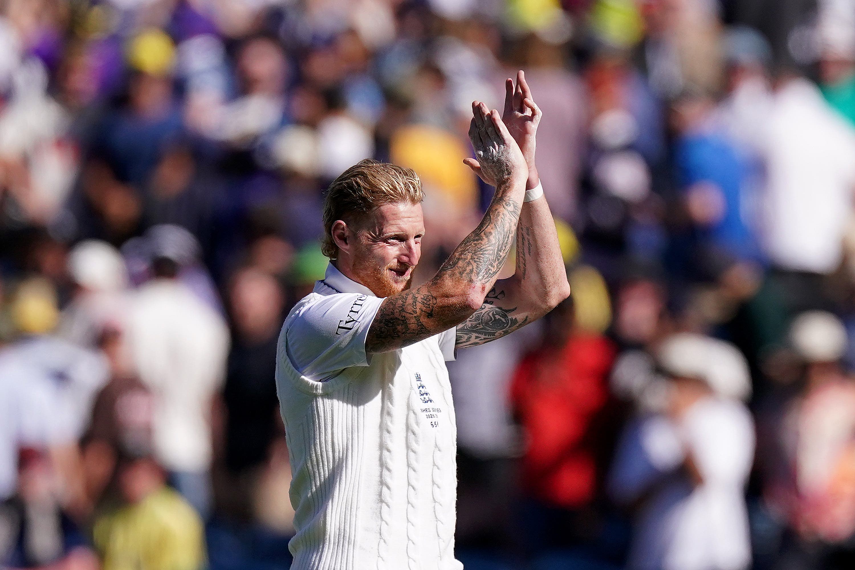 Ben Stokes was finally able to celebrate a Test win in Australia