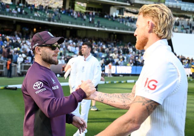 <p>Ben Stokes (right) and Brendon McCullum masterminded a first England Ashes win on Australian soil for 15 years</p>