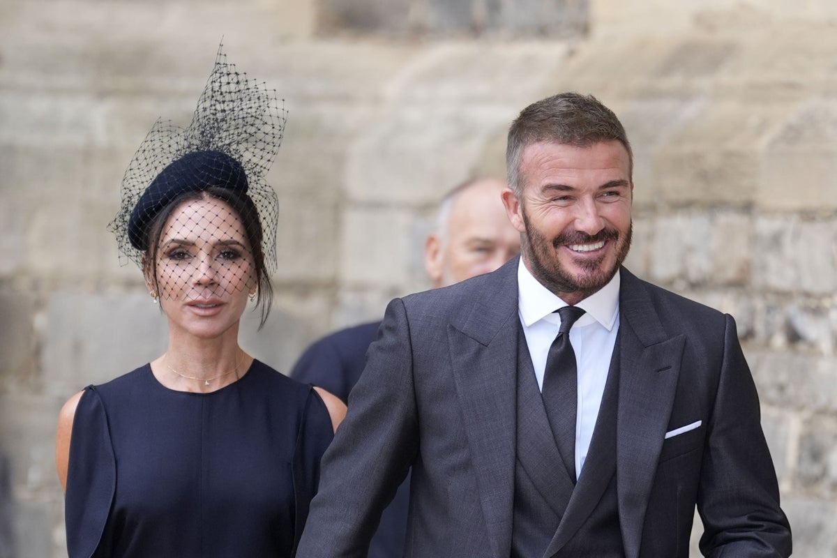 Beckhams amongst first arrivals at Holly Ramsay and Adam Peaty’s wedding ceremony