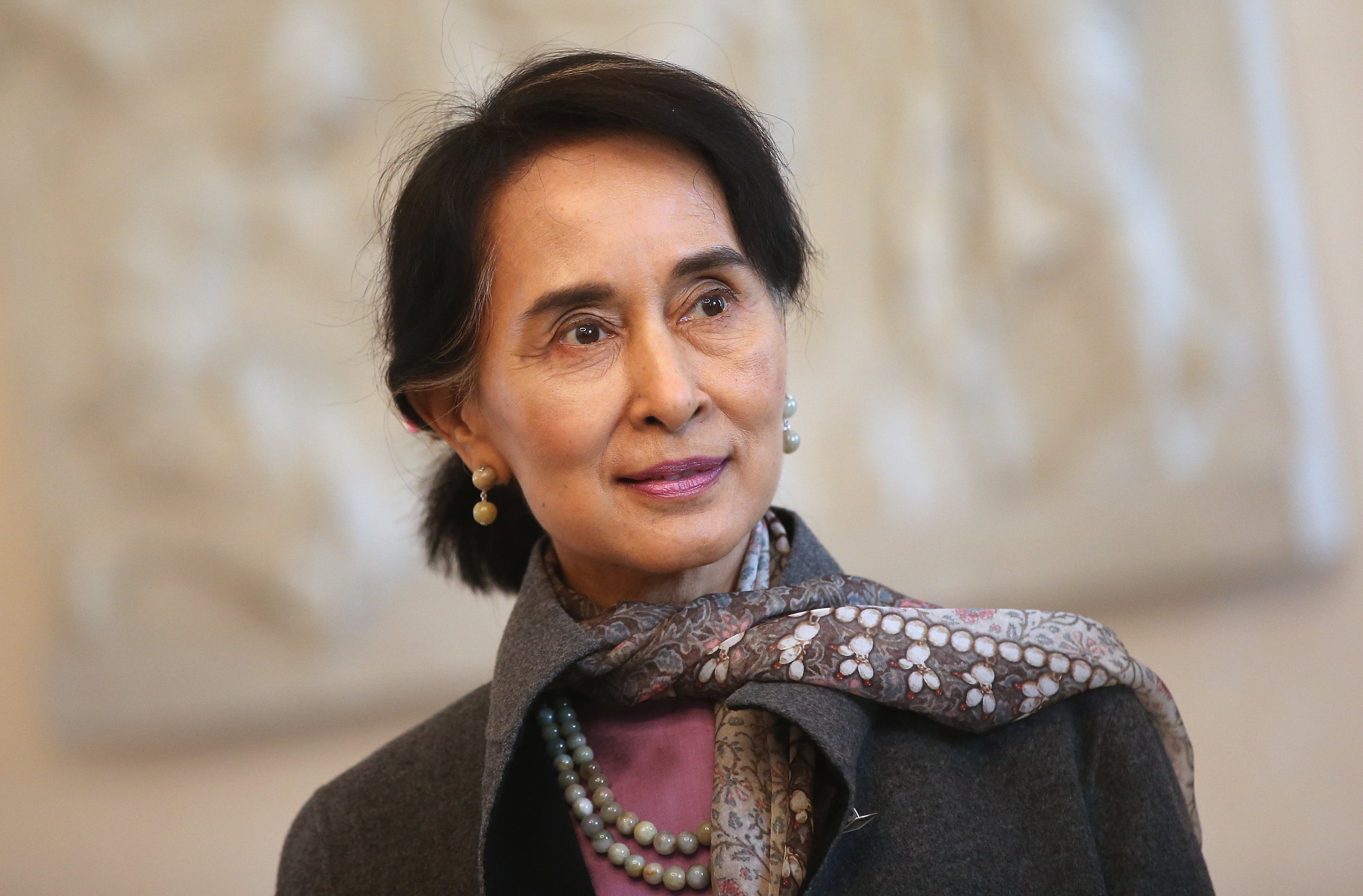 Aung San Suu Kyi, the 1991 Nobel Peace Prize laureate, has been imprisoned since the military coup deposed her elected government