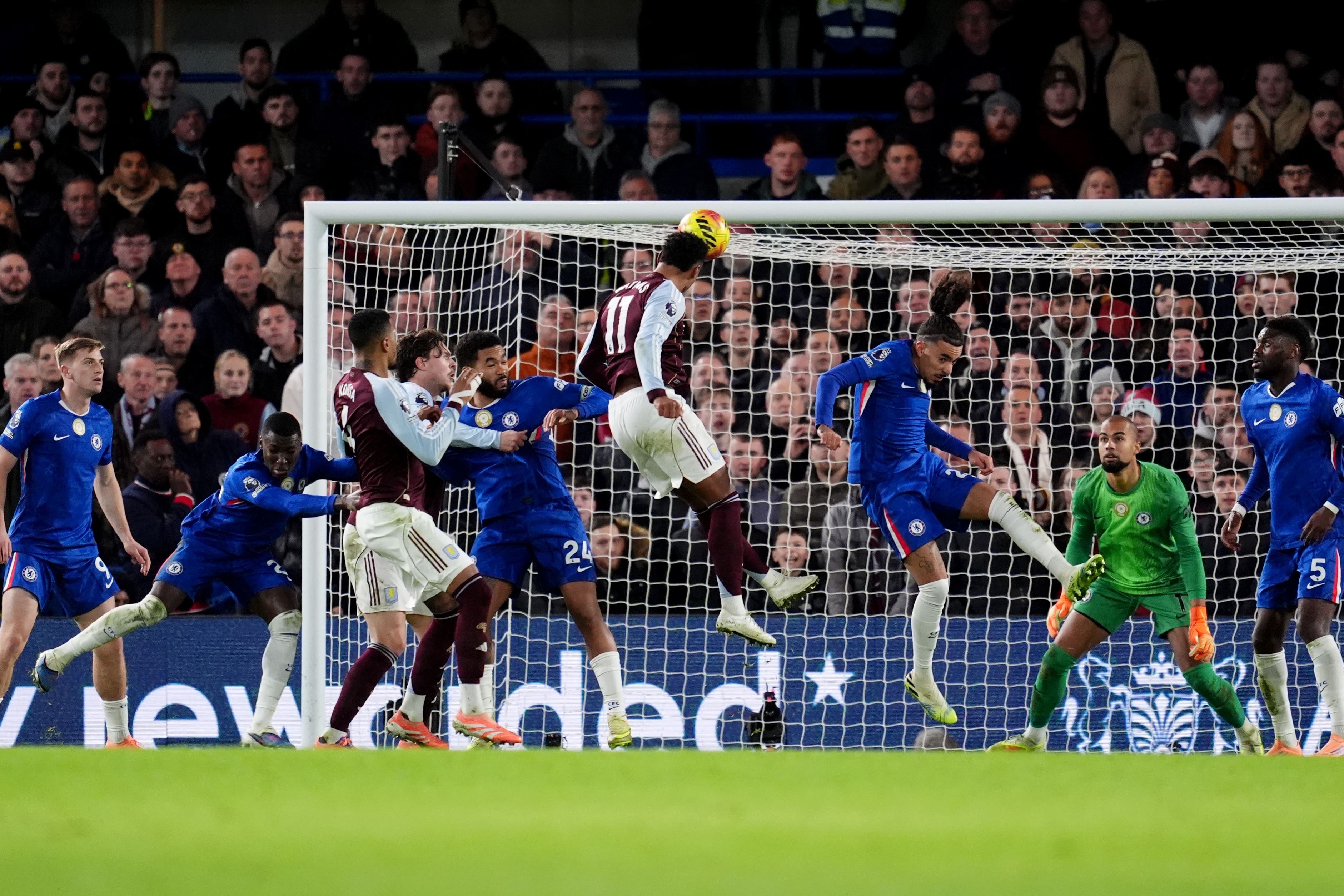 Aston Villa continue winning run as double from sub Ollie Watkins sinks Chelsea