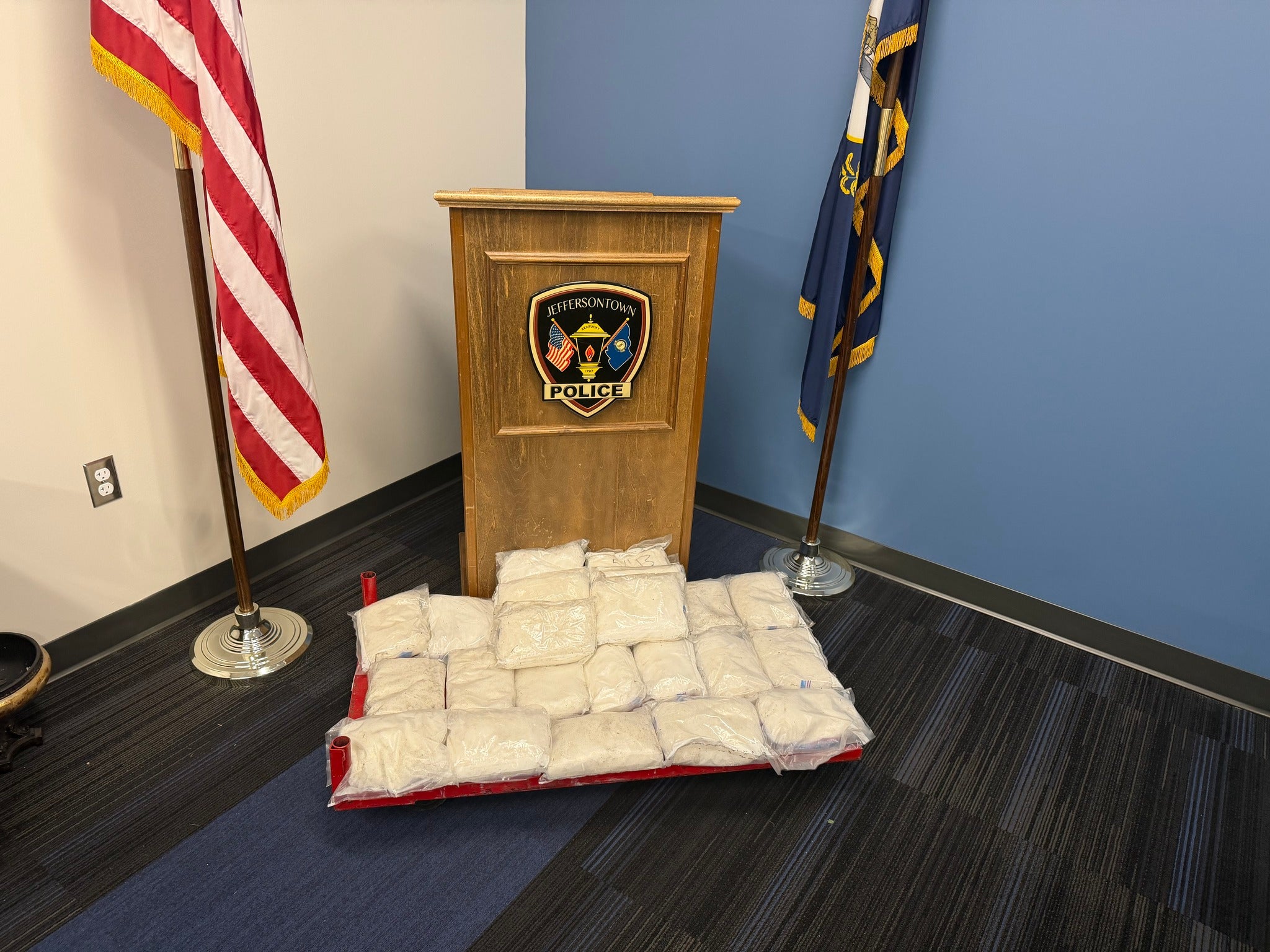 Police arrested Jacob Talamantes, a 23-year-old from Nebraska, over the haul