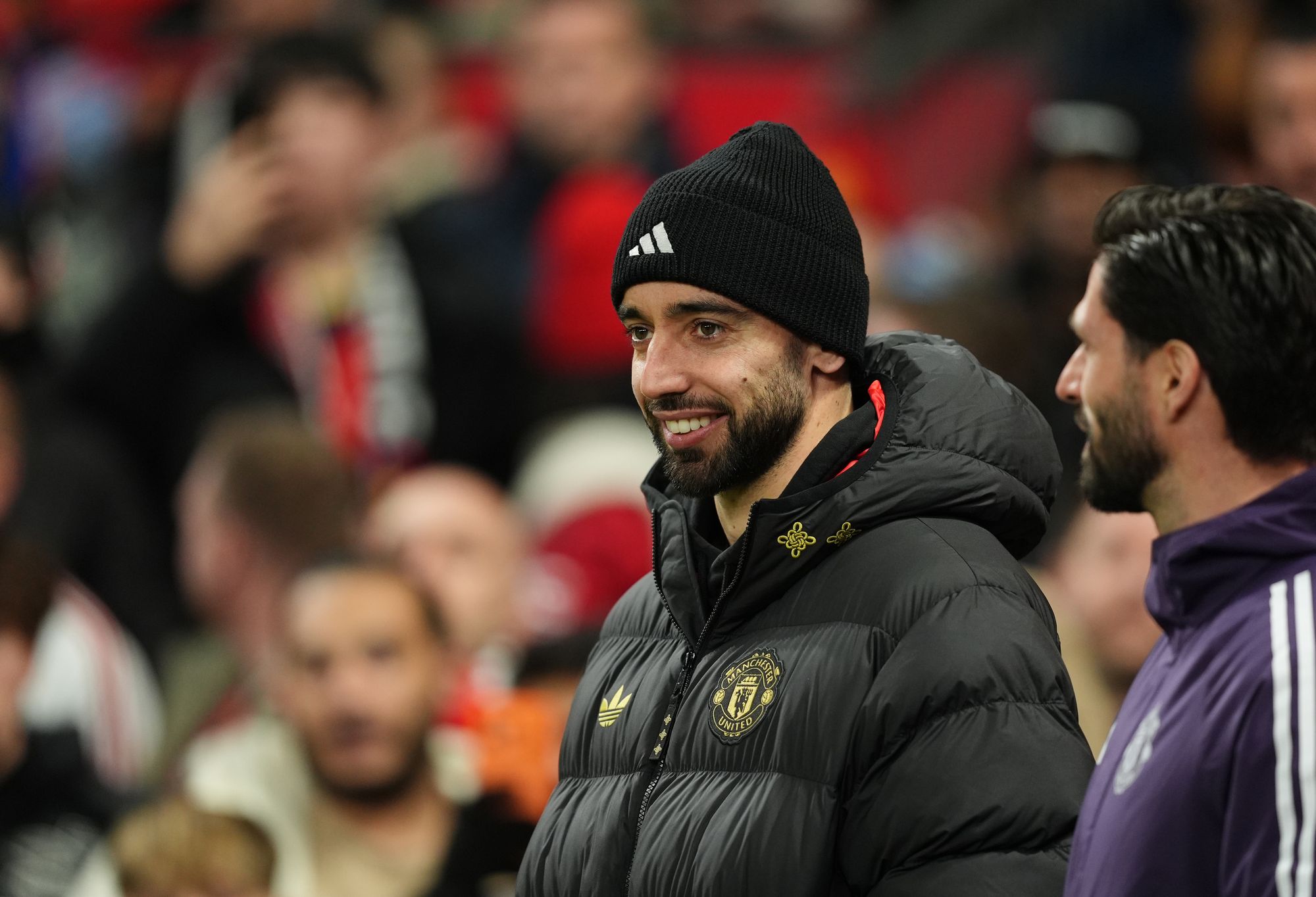 Manchester United's Bruno Fernandes before the Premier League match against Newcastle at Old Trafford