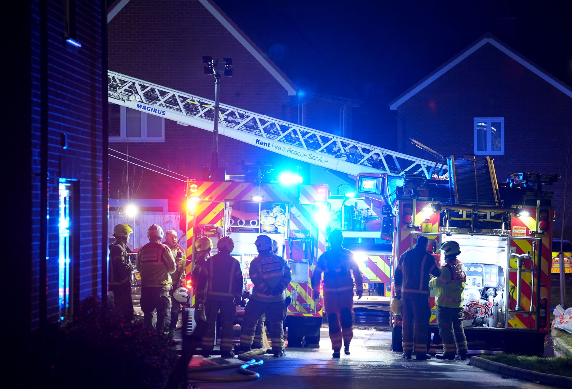 Crews confirmed one child had died in the ‘intense’ blaze