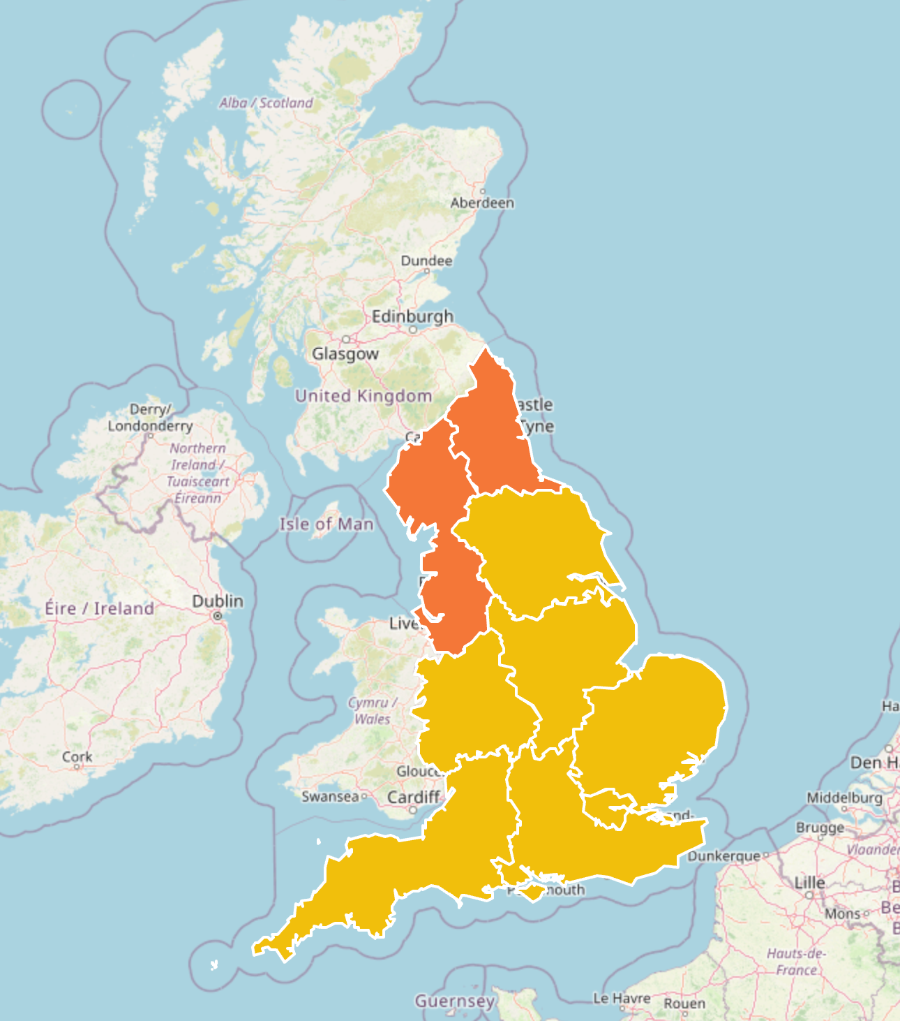 Amber cold weather alerts are in place
