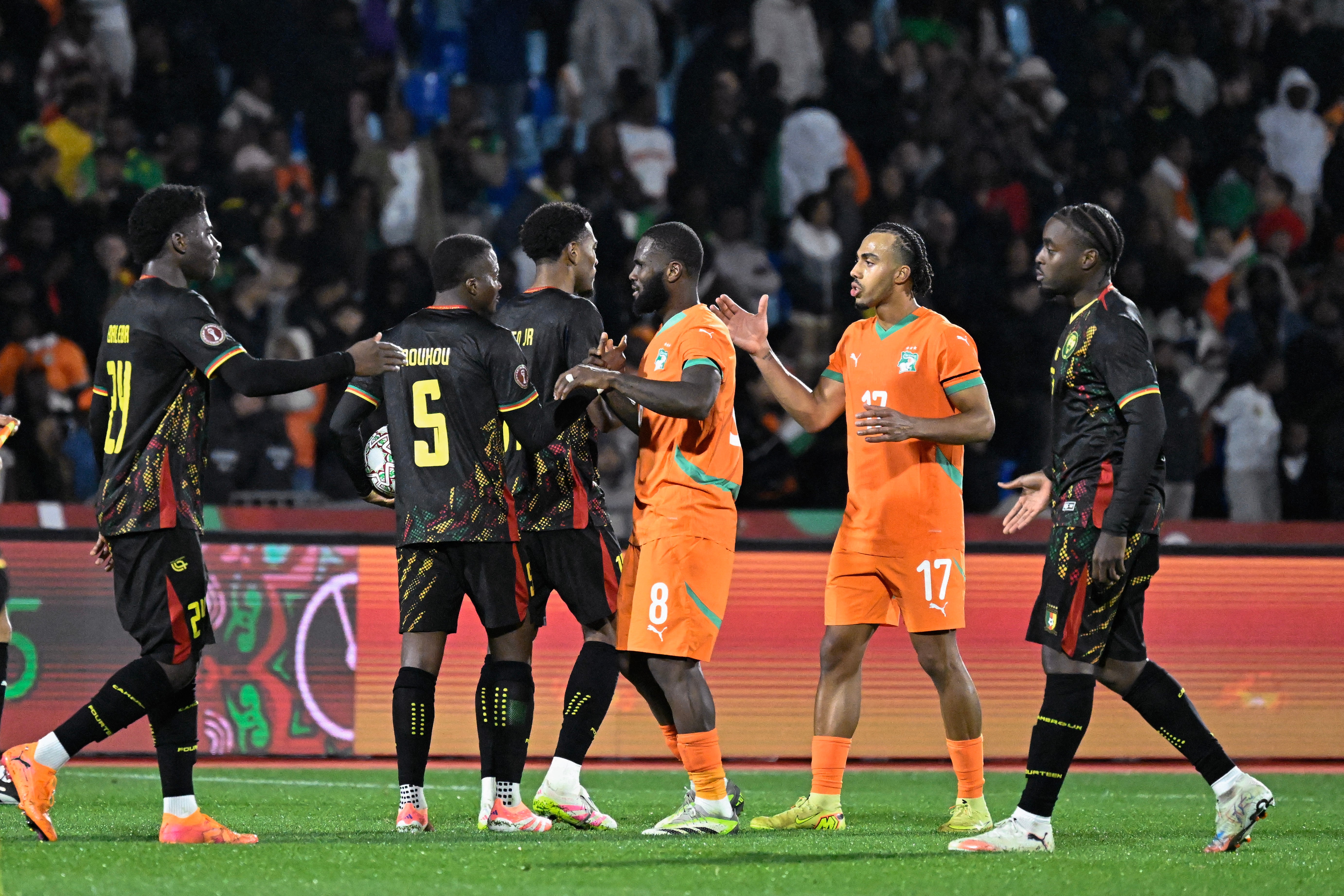 Ivory Coast v Cameroon live: Freak own goal denies reigning champions victory in battle of Afcon heavyweights