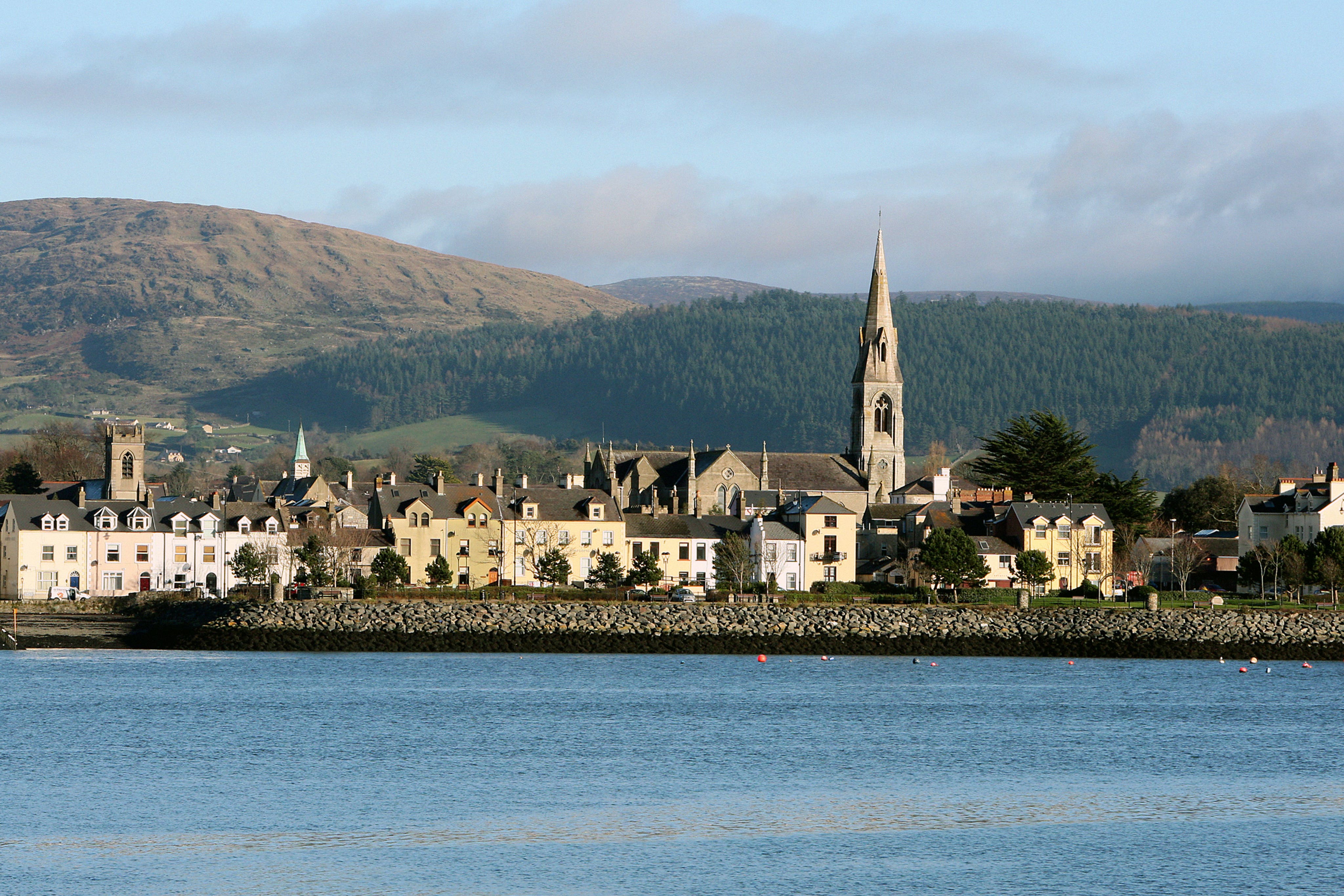 There were several instances where leisure boats on the disputed territory of Carlingford Lough had been approached by British patrols in the 1990s (PA)