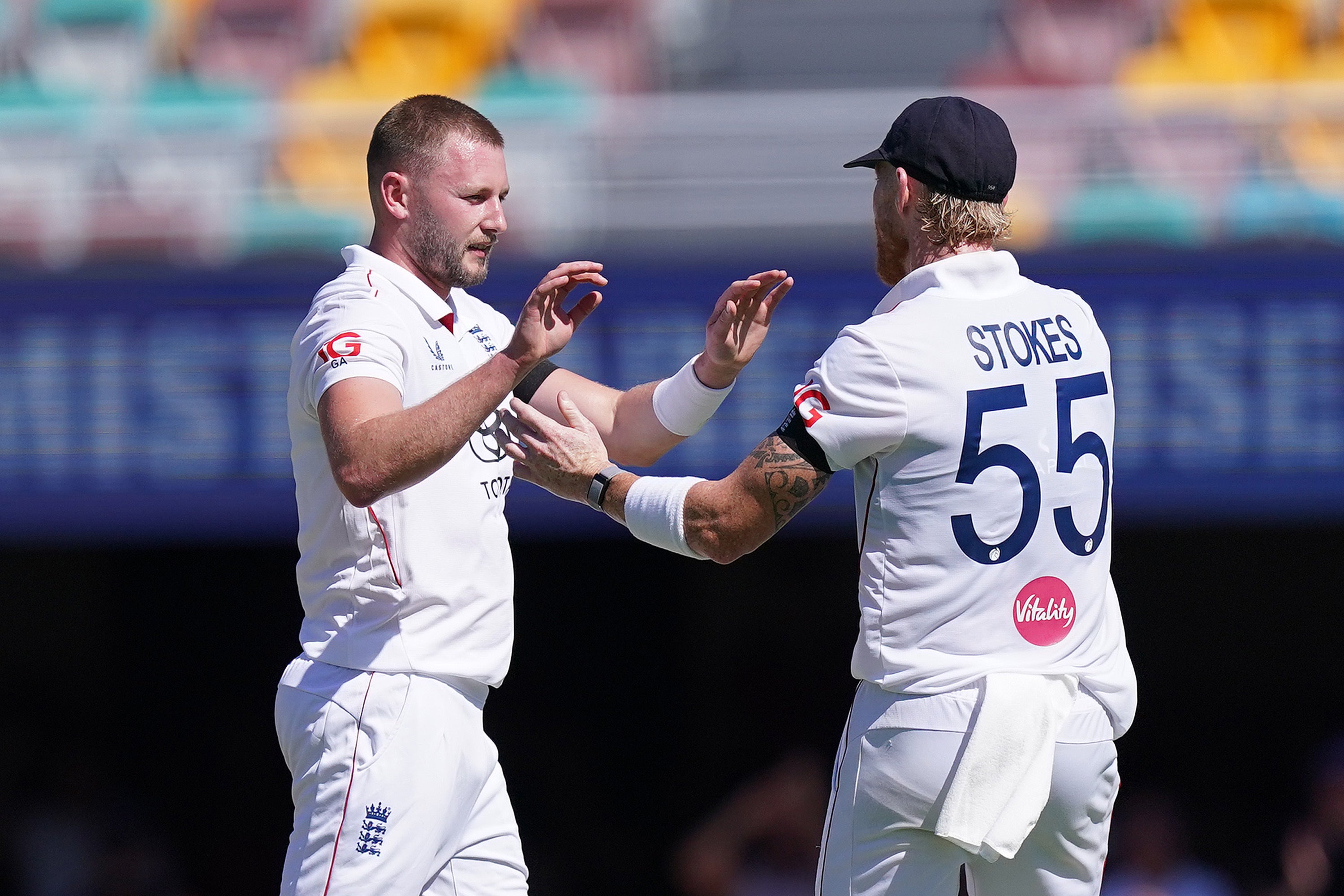 Gus Atkinson has taken six wickets in three Tests in Australia (Robbie Stephenson/PA)