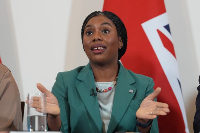 <p>Conservative Party leader Kemi Badenoch is under growing pressure over the shadow attorney general’s role </p>