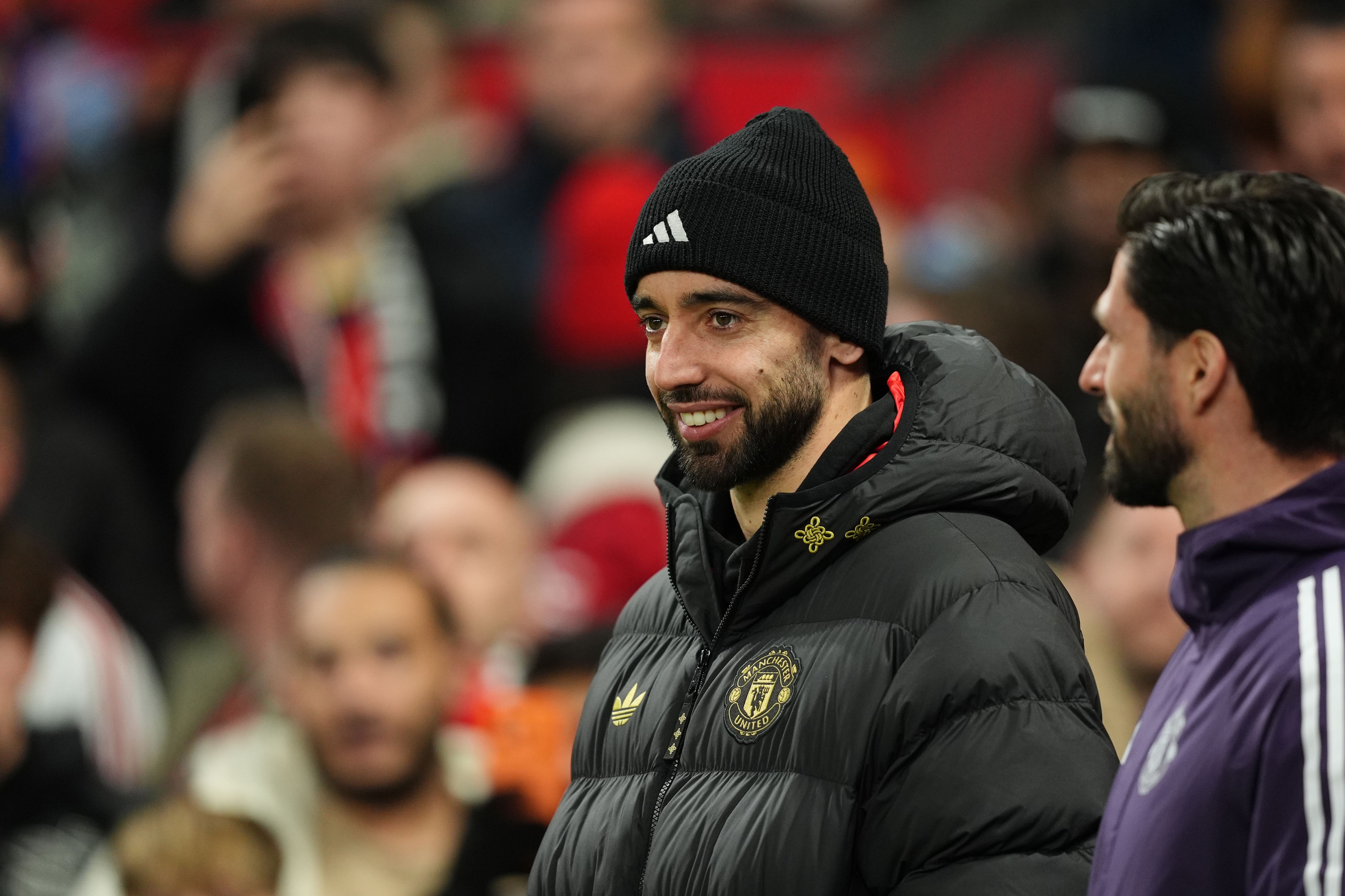 Manchester United captain Bruno Fernandes could return from a soft tissue injury