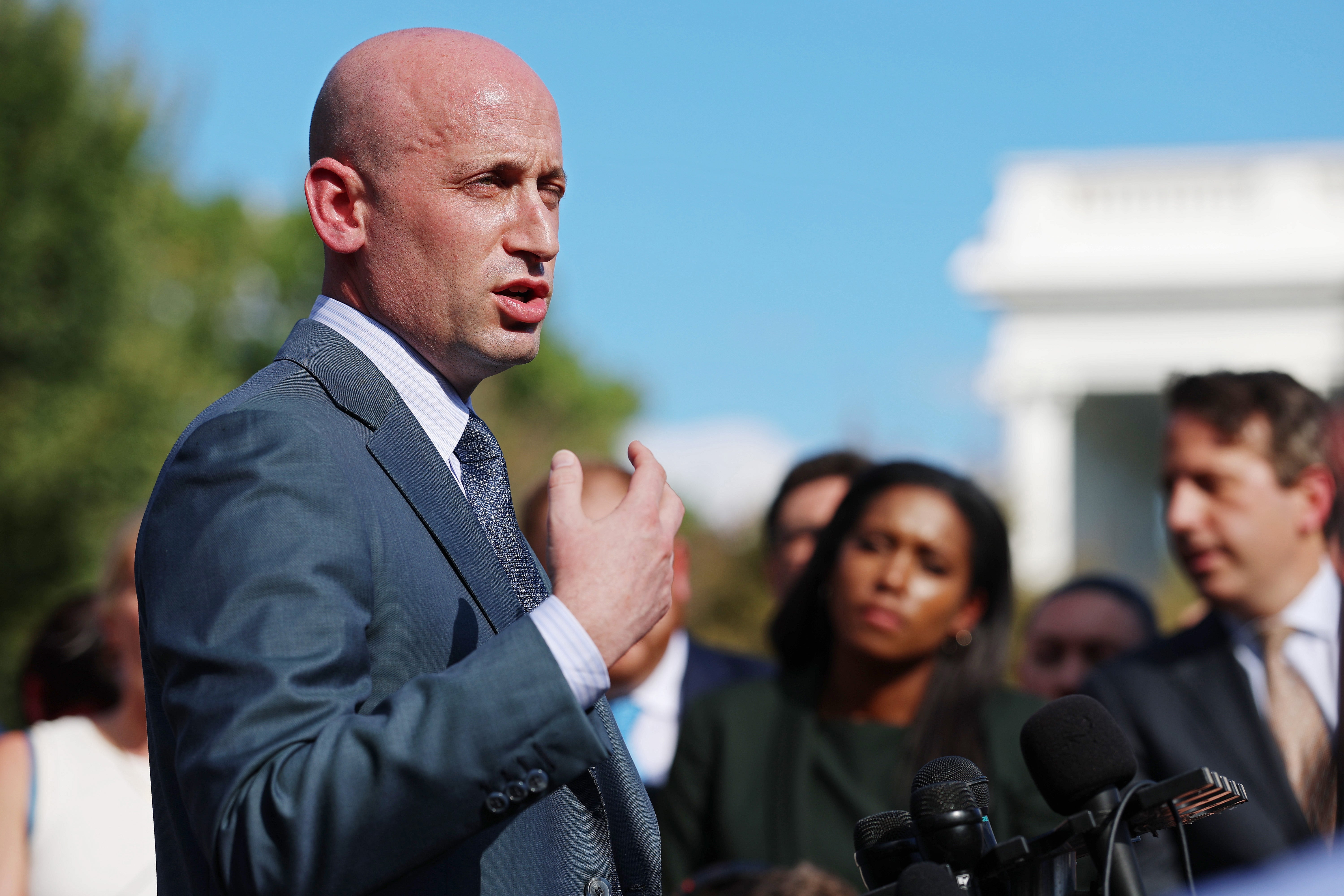 Social media users quickly criticized Stephen Miller's latest post about immigration, during which he claimed U.S. technological advancement has been slowed by the ‘underdeveloped world.’