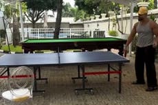 Anthony Joshua plays table tennis in social media video hours before Nigeria car crash