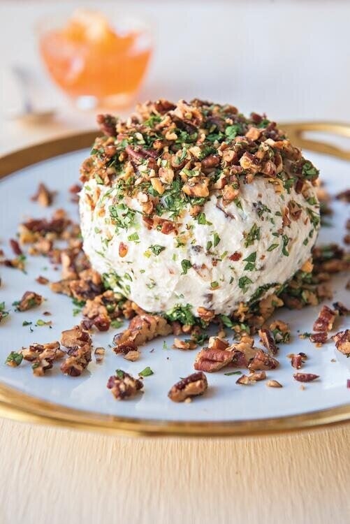 The Cheese ball is a classic dinner party dish