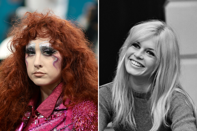 <p>Chappell Roan (left) confirmed her hit track 'Red Wine Supernova' was inspired by controversial French film star Brigitte Bardot</p>