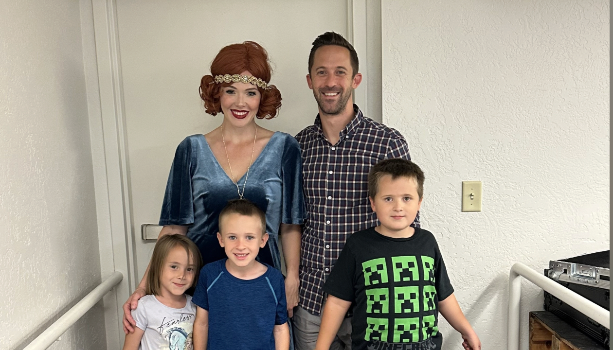 Kendall Seymour with his ex-wife Elleshia Anne Seymour and their children