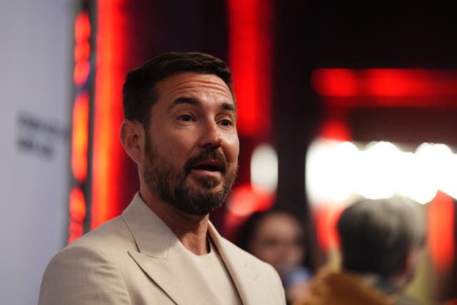 Martin Compston said there is too much anger online when it comes to politics (Andrew Milligan/PA)