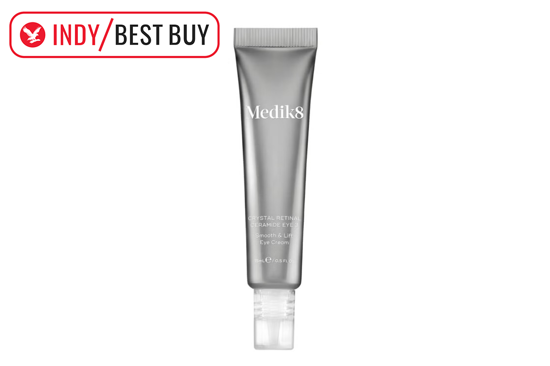 Medik8 crystal retinal ceramide eye 3, best retinol eye cream, IndyBest