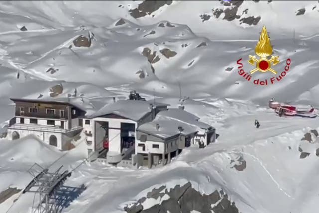 <p>The accident happened when two cabins collided with the upper and lower stations of the installation which is close to the village of Macugnaga in the Piedmont region.</p>