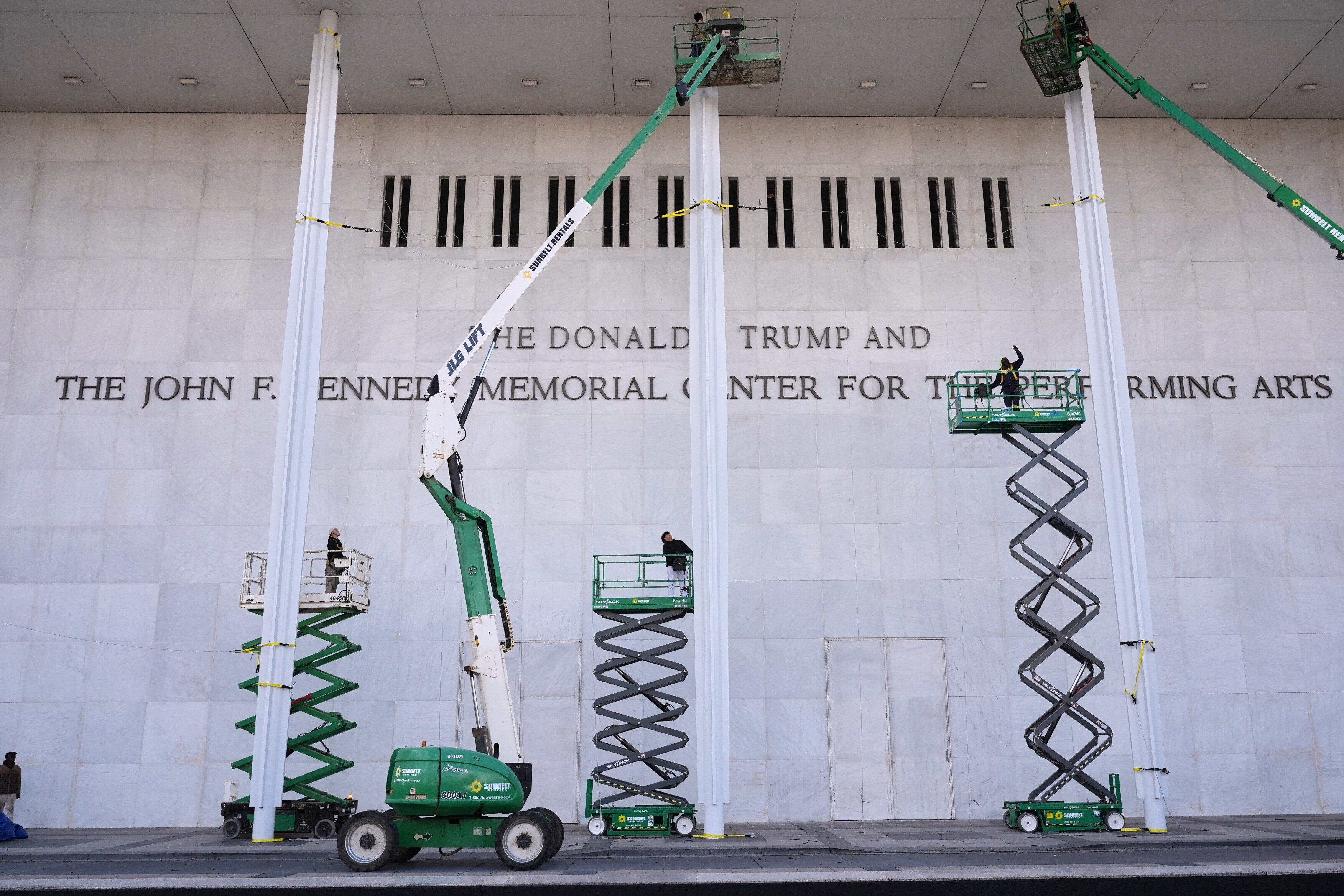 Artists have canceled major Christmas Eve, New Year’s, and 2026 shows following the Kennedy Center board’s attempt to add Trump’s name to the statutorily protected memorial arts complex