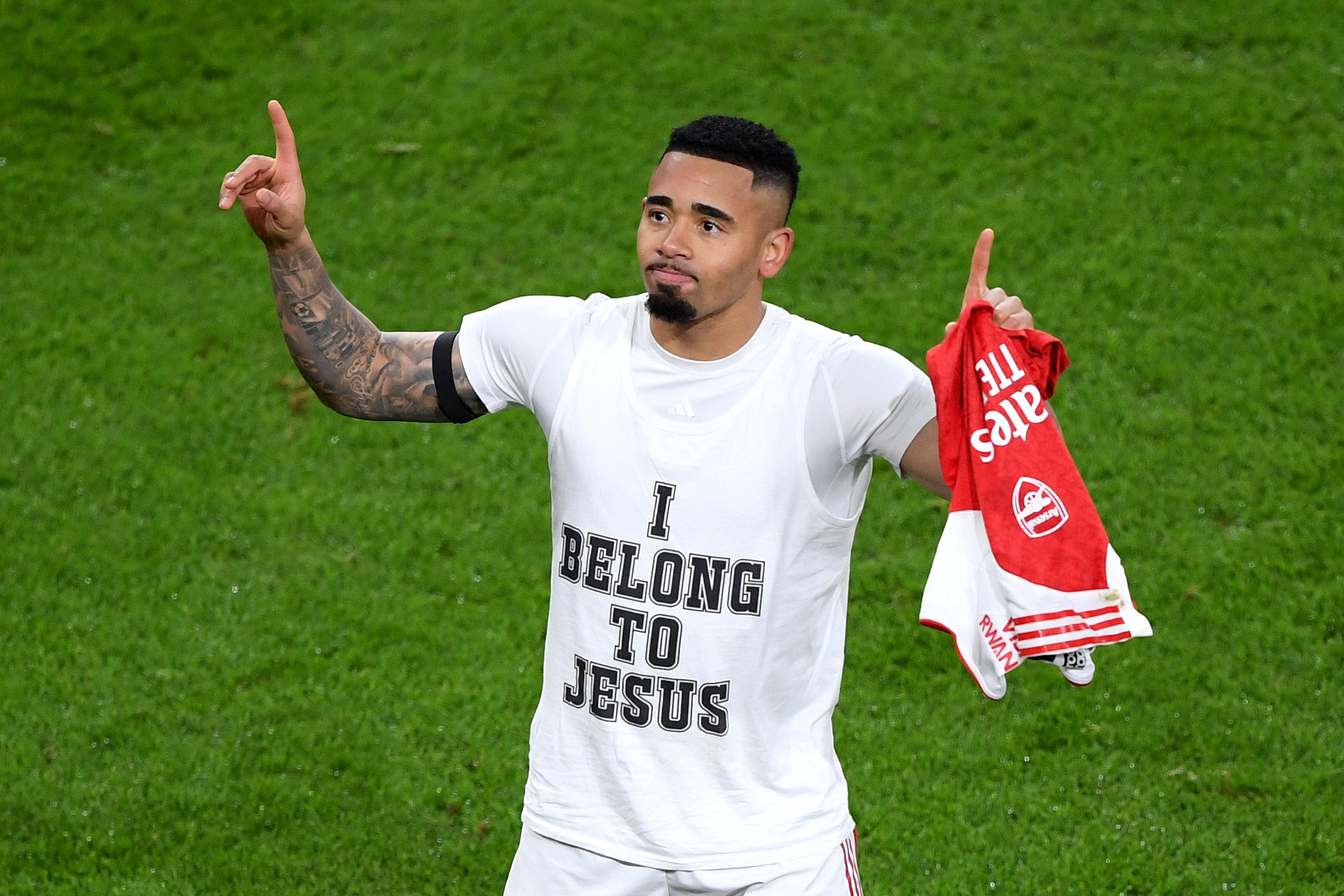 Jesus was among the scorers for Arsenal