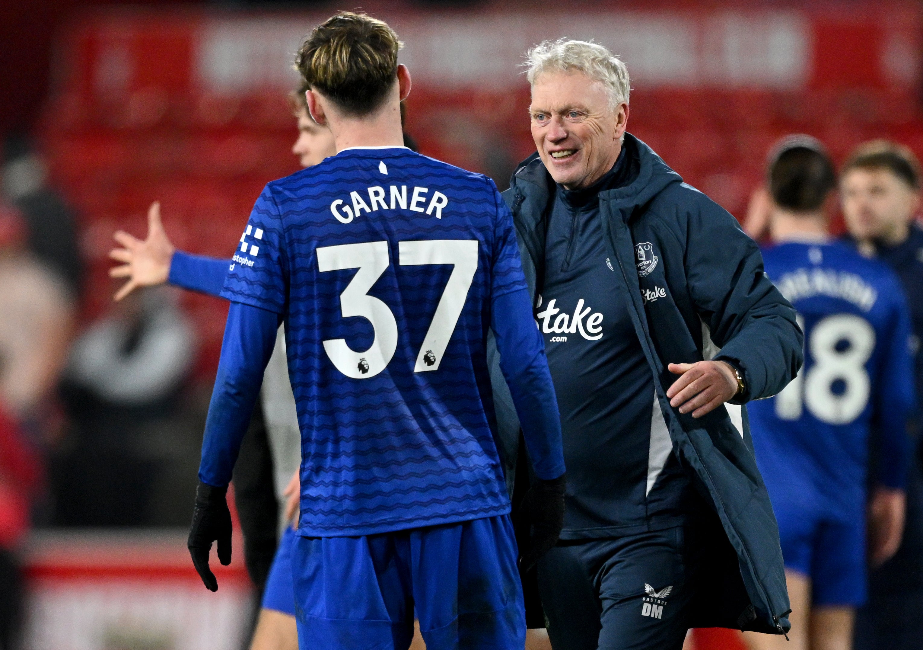 Everton boss Davie Moyes was delighted with James Garner’s performance