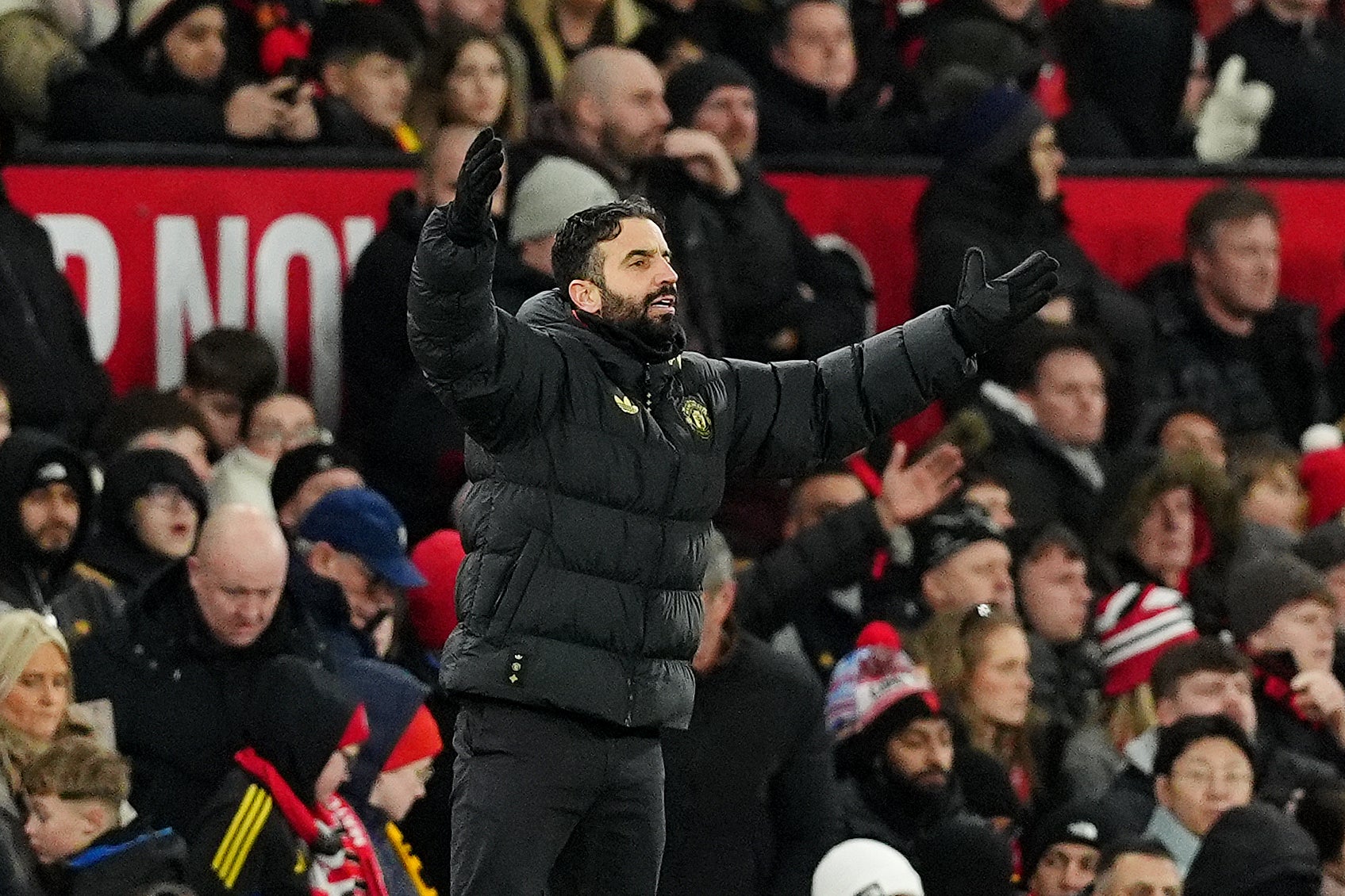 Ruben Amorim was a frustrated figure as United were held at home