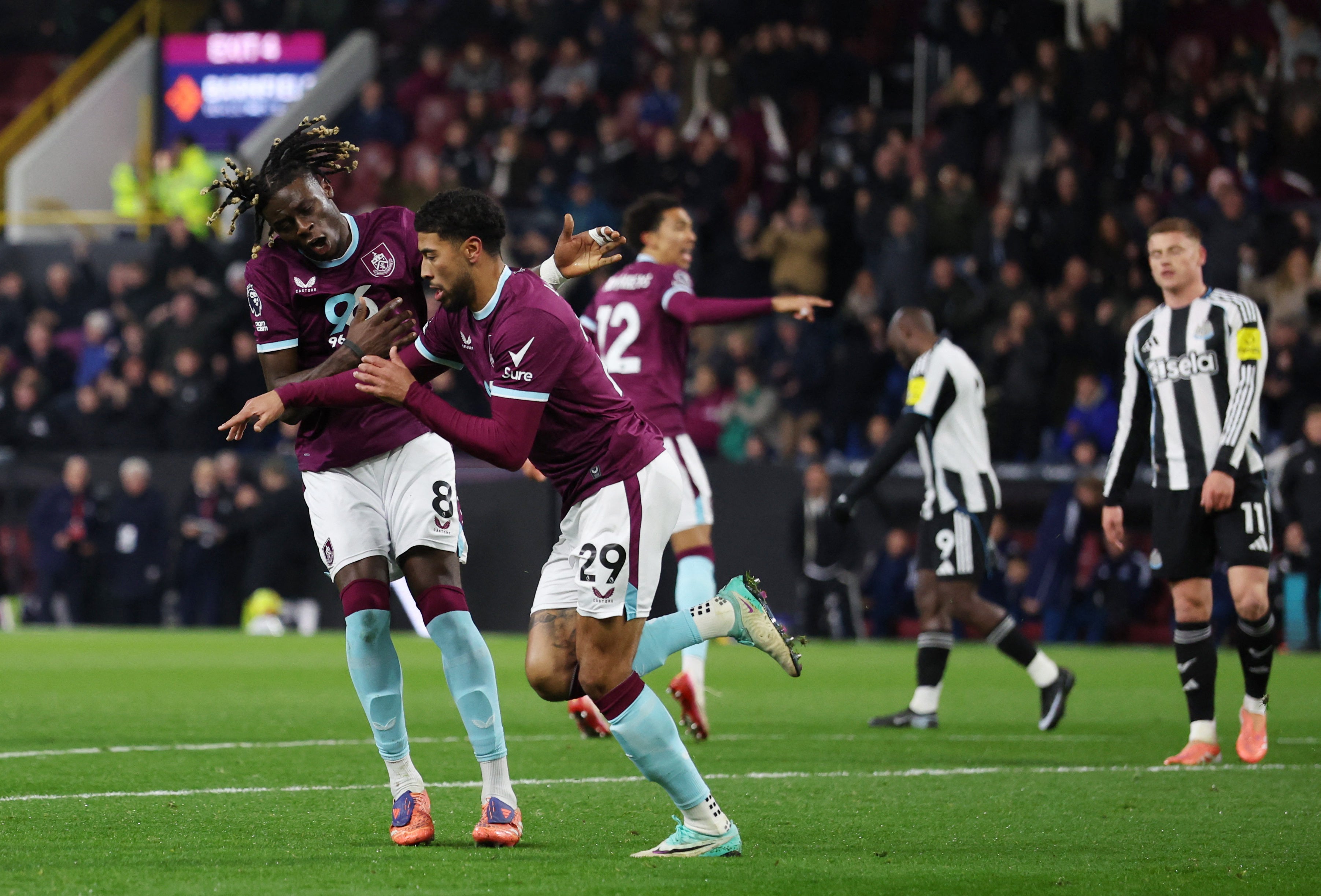 Burnley lost 3-1 at home to Newcastle on Tuesday in their first game without Cullen