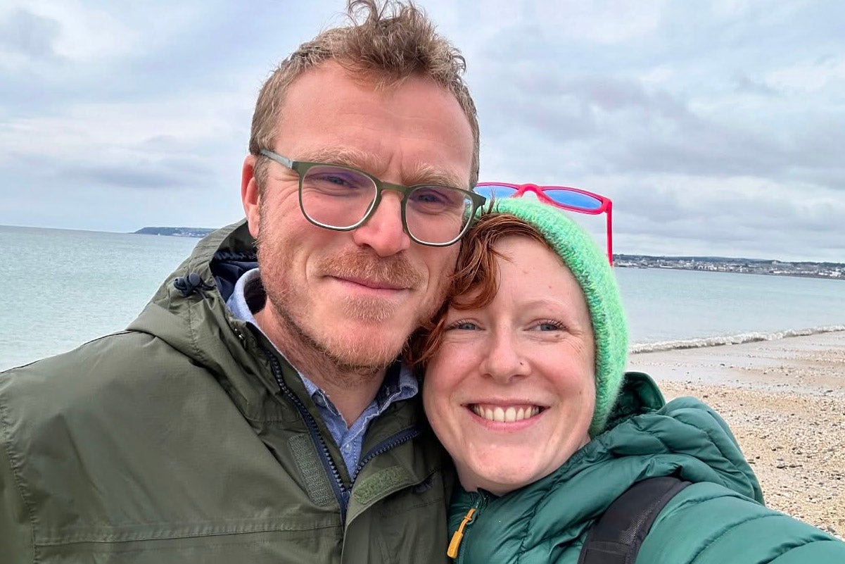 Fionnghuala Shearman with her husband Tom