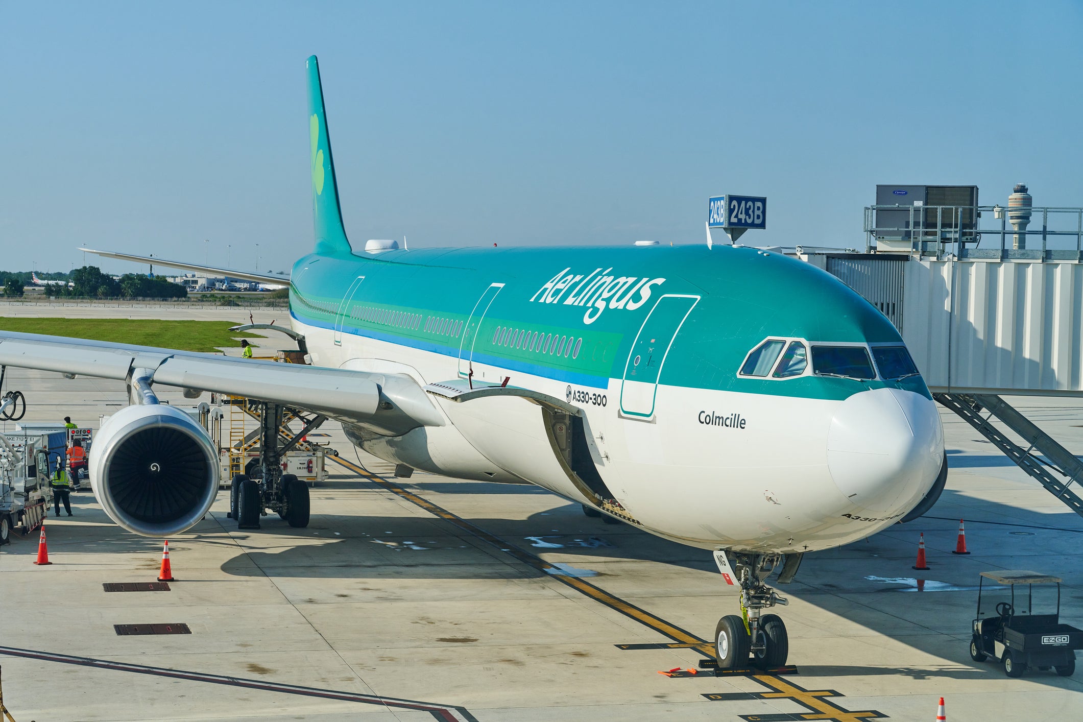 The Aer Lingus plane made an emergency landing in Manchester. This image was taken in Orlando