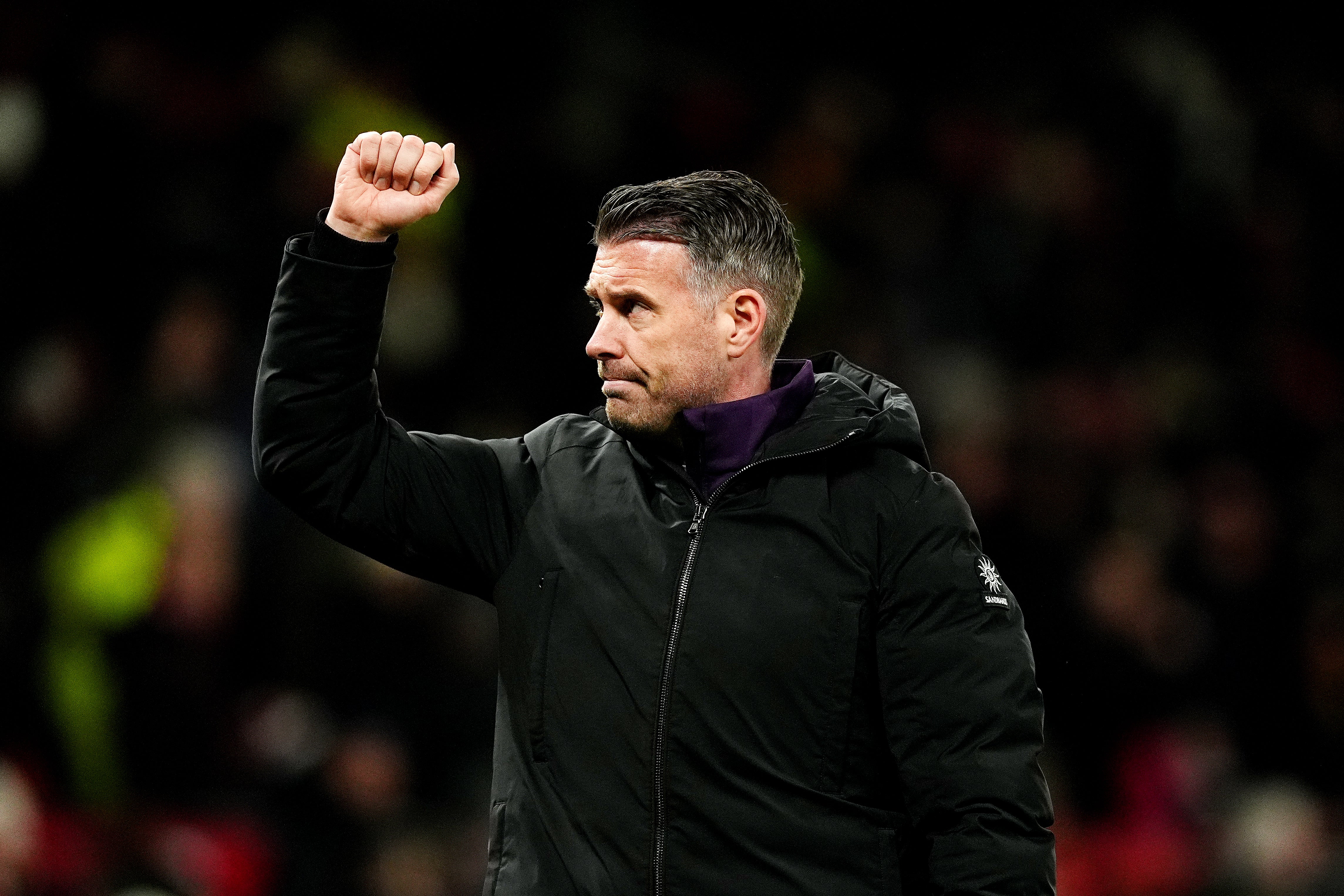 Rob Edwards was delighted to pick up his first point as Wolves boss (Martin Rickett/PA)